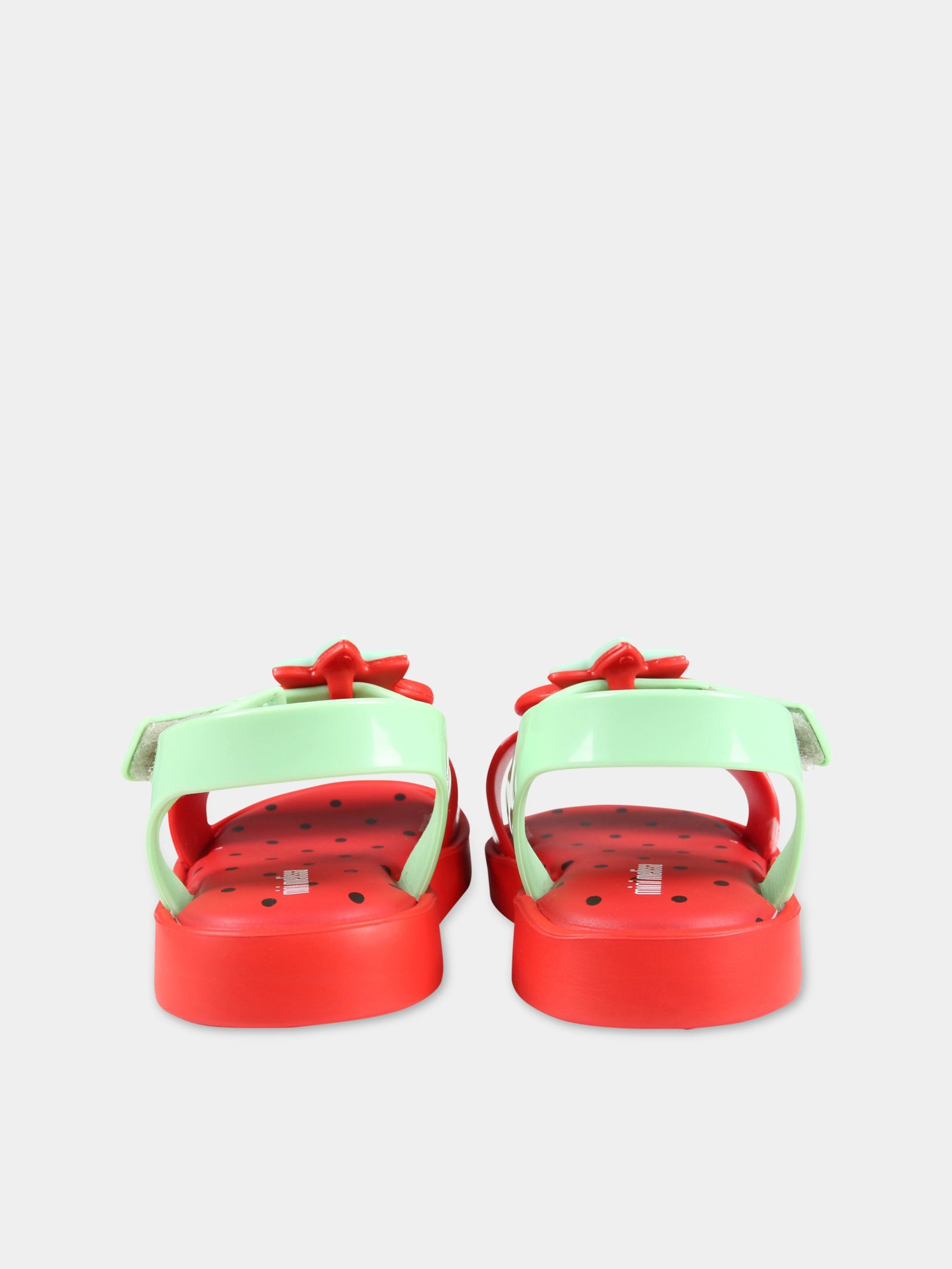 Sandali rossi per bambini con fragola,Mini Melissa,33239-51339-06411