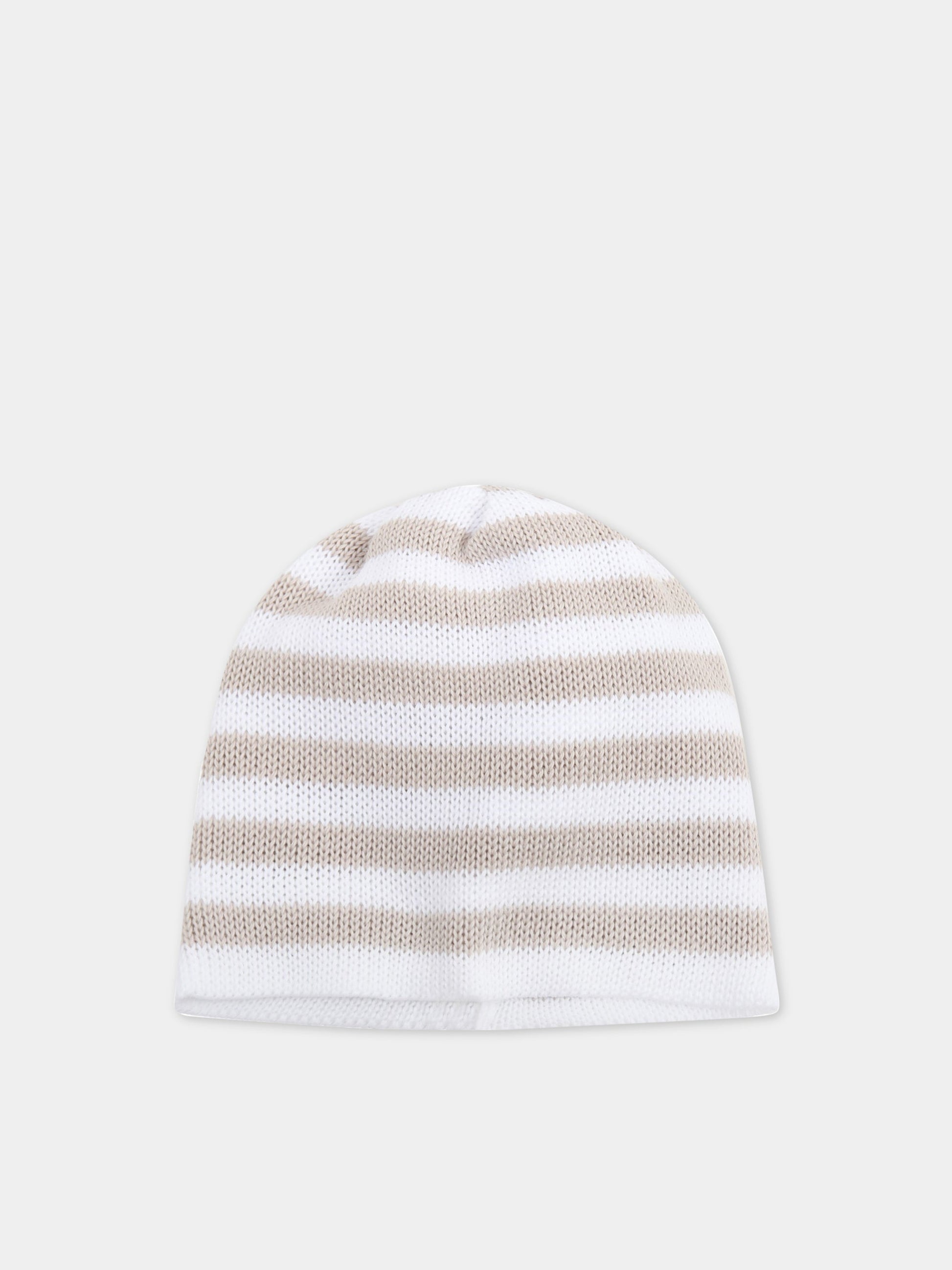 Cappello bianco per neonati,Little Bear,2118 BIANCO/CORDA