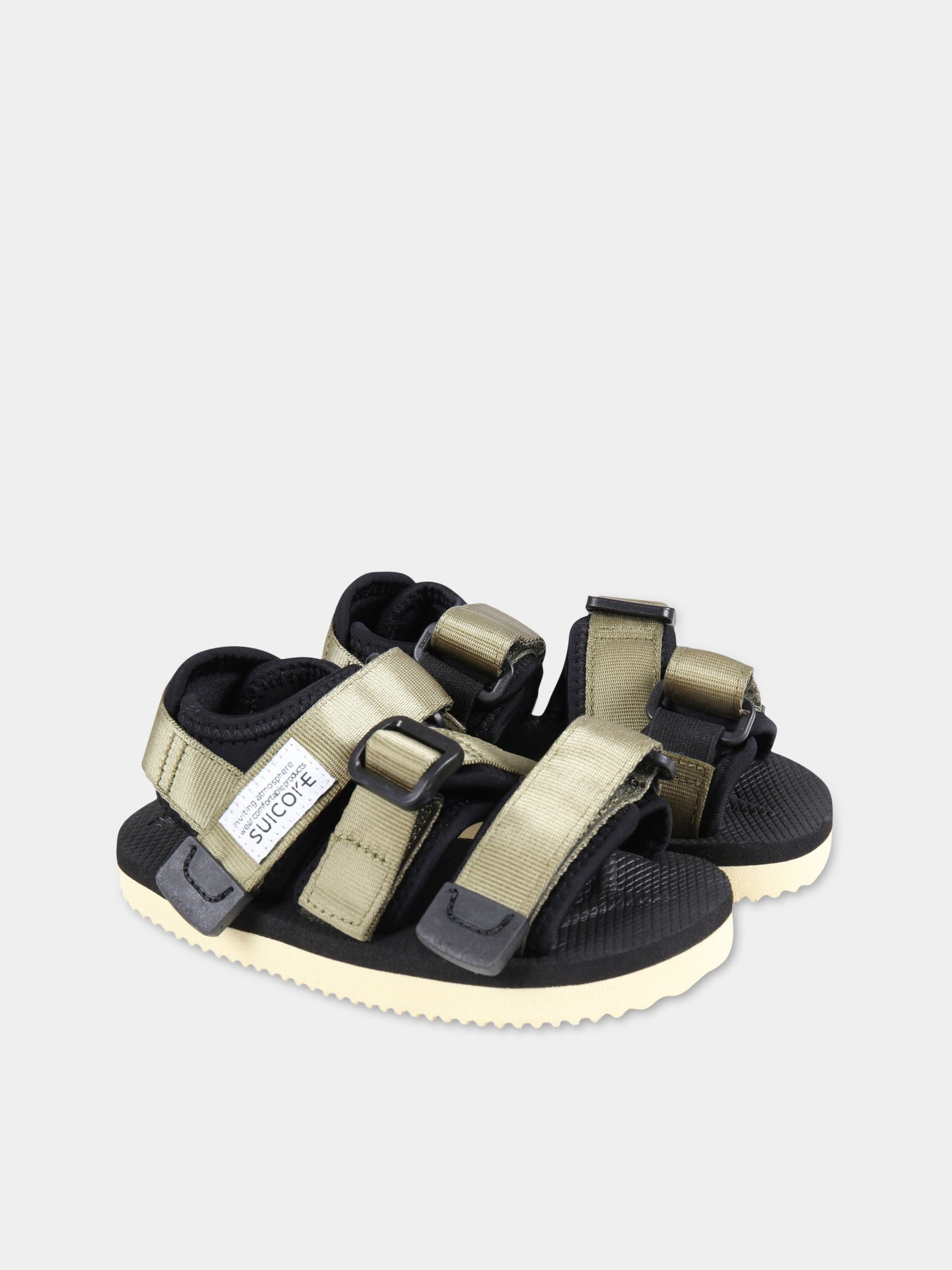 Sandali  Kisee  multicolor per bambino con logo,Suicoke,OG-044-KIDS_115