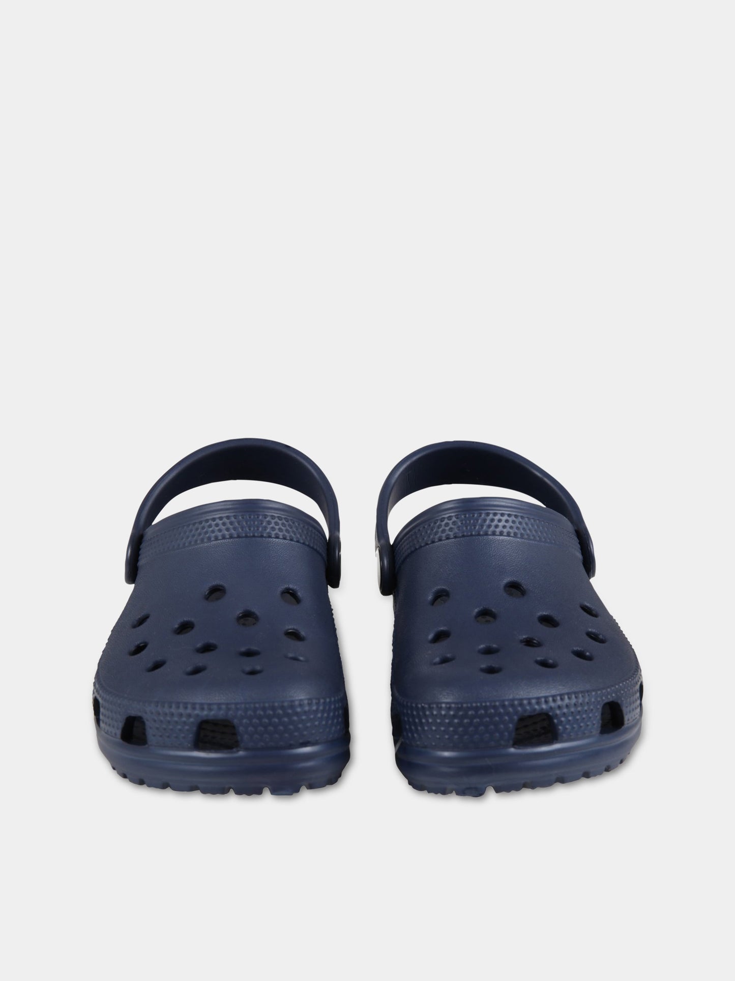 Sabot blu per bambini con logo,Crocs,204536 NAVY