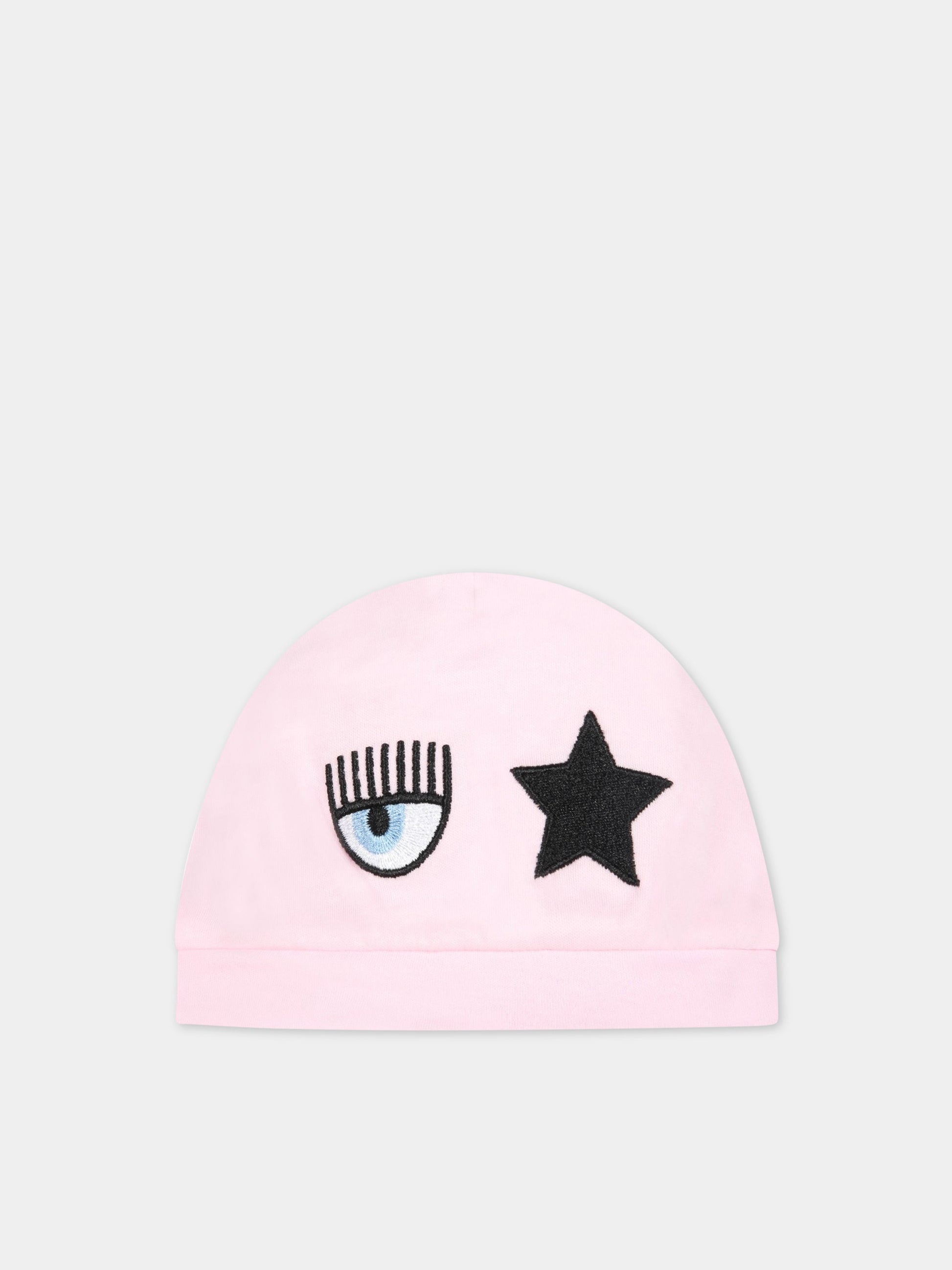 Cappello rosa per neonata,Chiara Ferragni Collection,559003 9008 0090