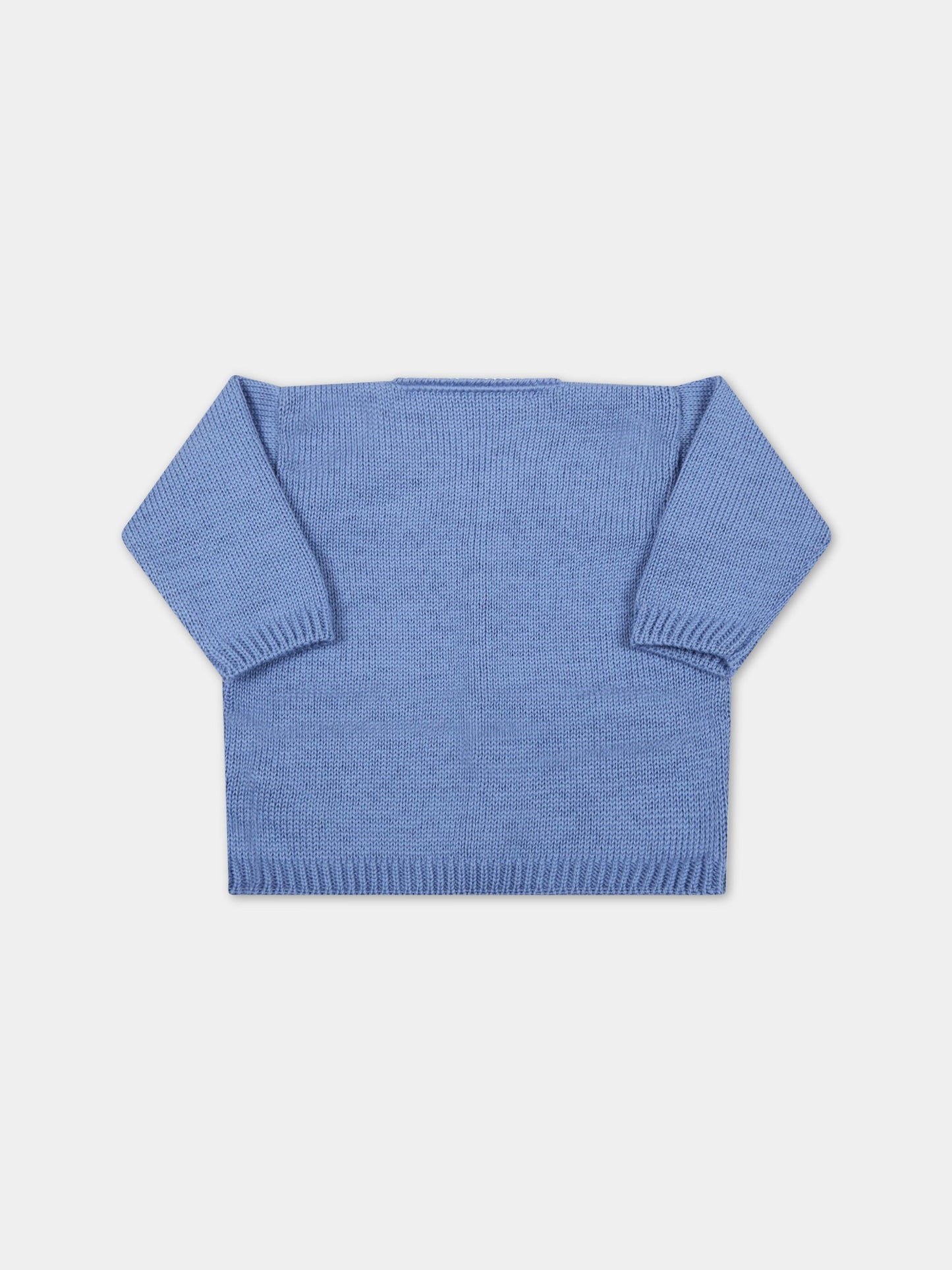 Cardigan azzurro per neonato,Little Bear,4003 AZZURRO