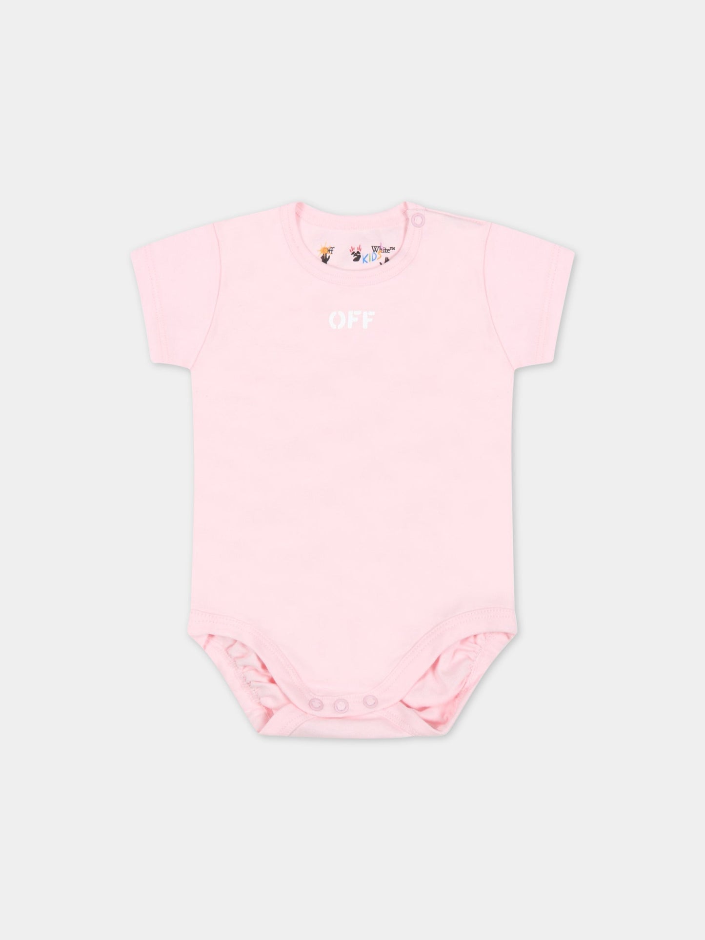 Set multicolor per neonata con logo,Off White,OGDD001S22JER001 8484