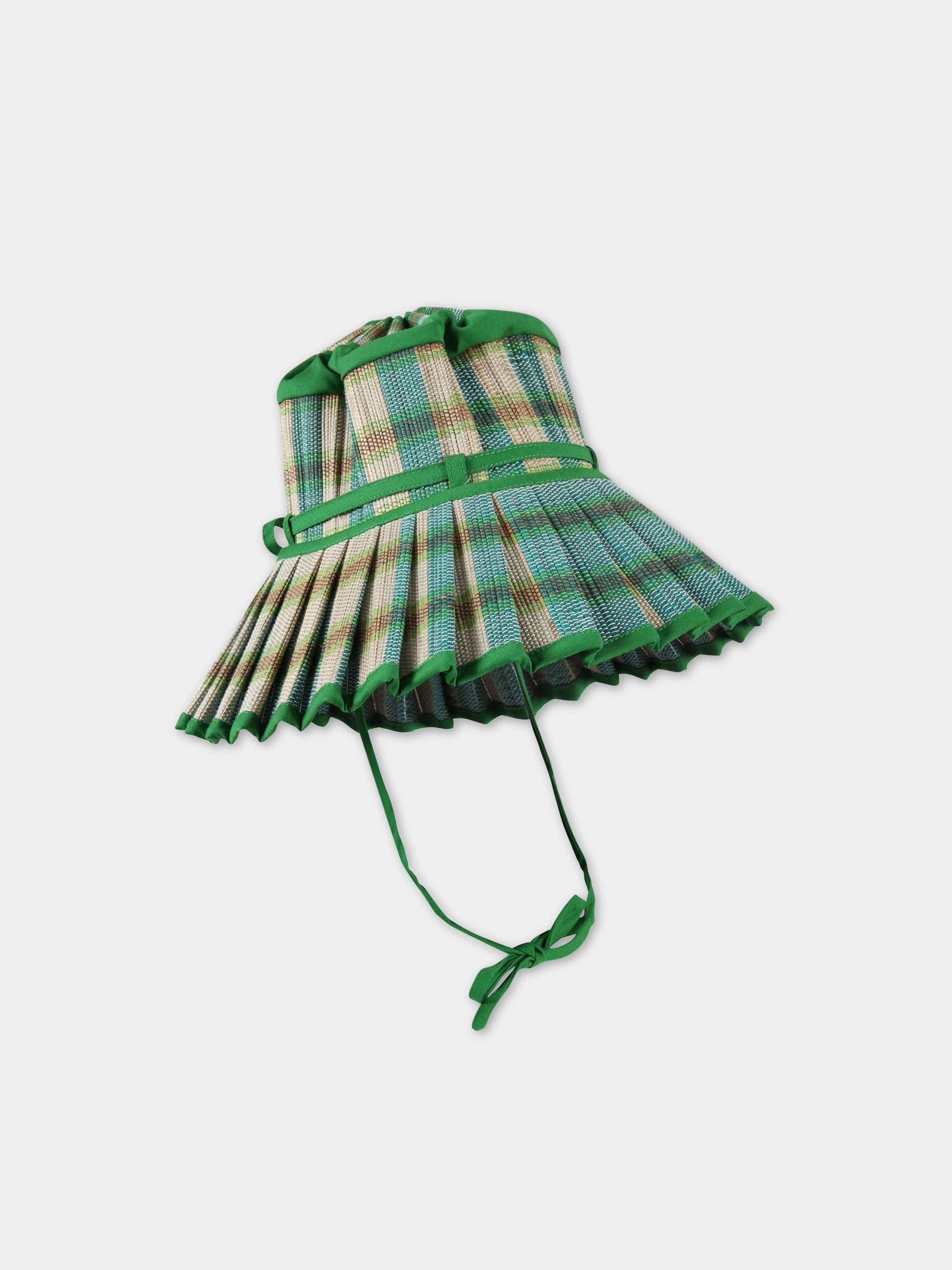 Cappello verde Capri per bambina con fiocco,Lorna Murray,DARWIN SPRITE