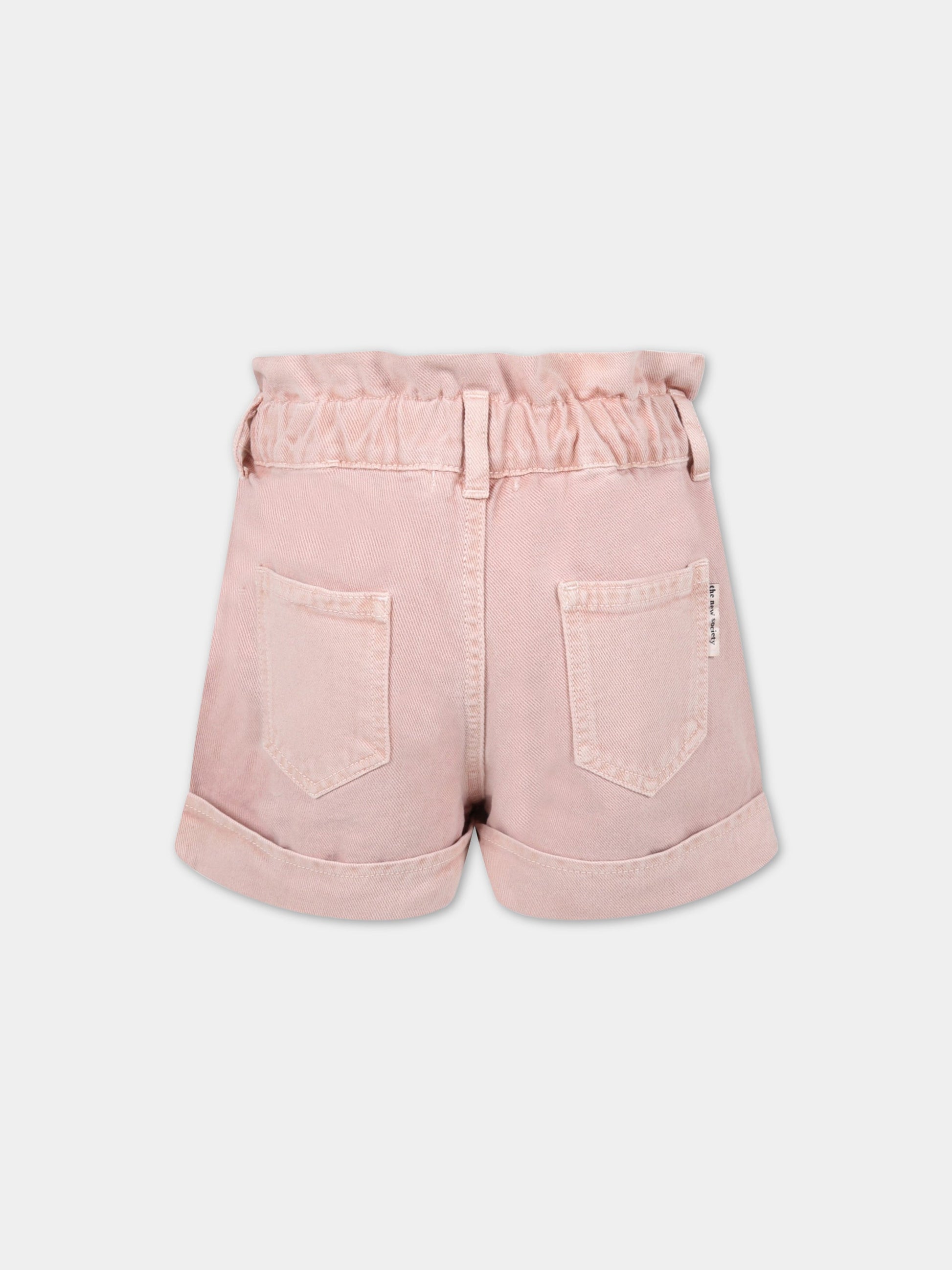 Short rosa per bambina,The New Society,S22-K/DN07