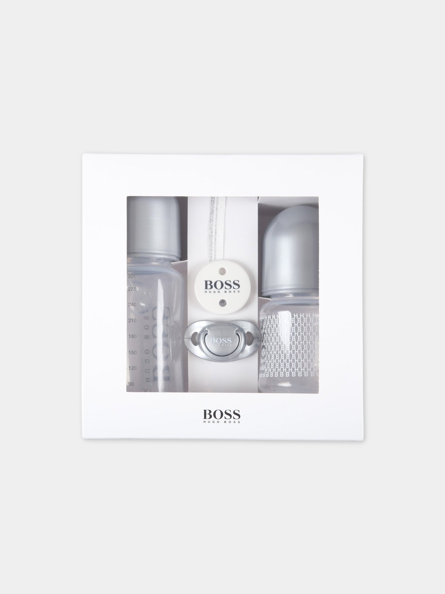 Set grigio per neonato con logo,Hugo Boss,J9KT66 016