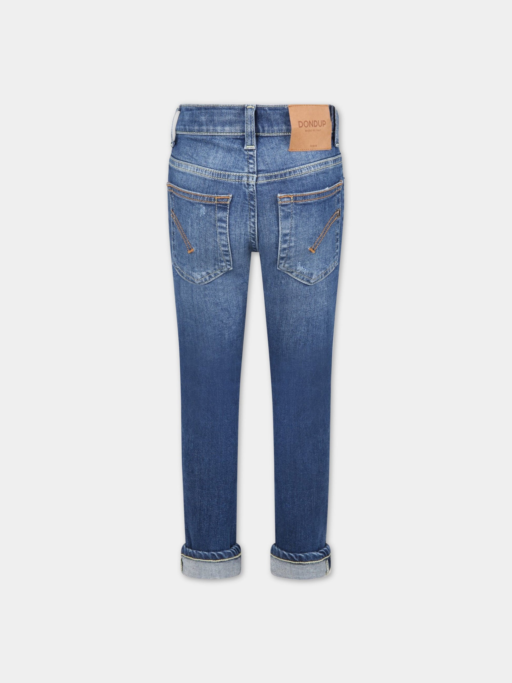 Jeans ''Ritchie'' celeste per bambino,Dondup Kids,DMPA170 0190 YD027 4020