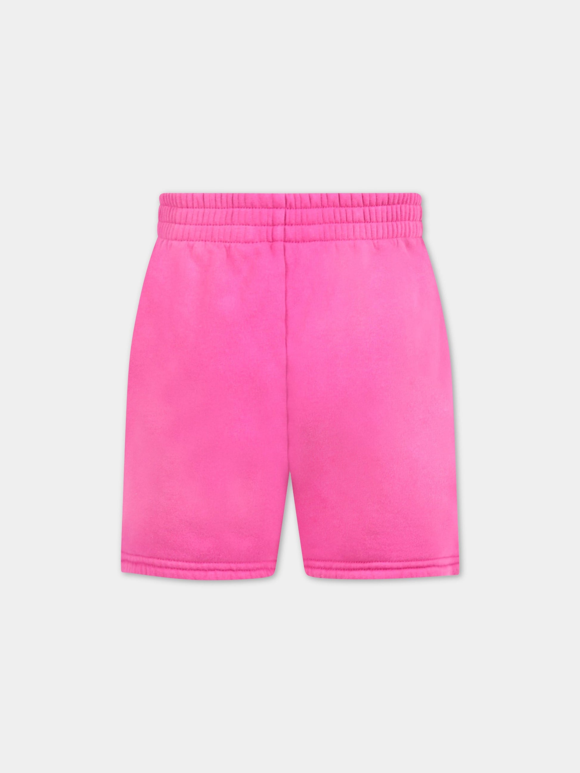 Short viola per bambina con logo,Balenciaga,681862 TMVE6 5282