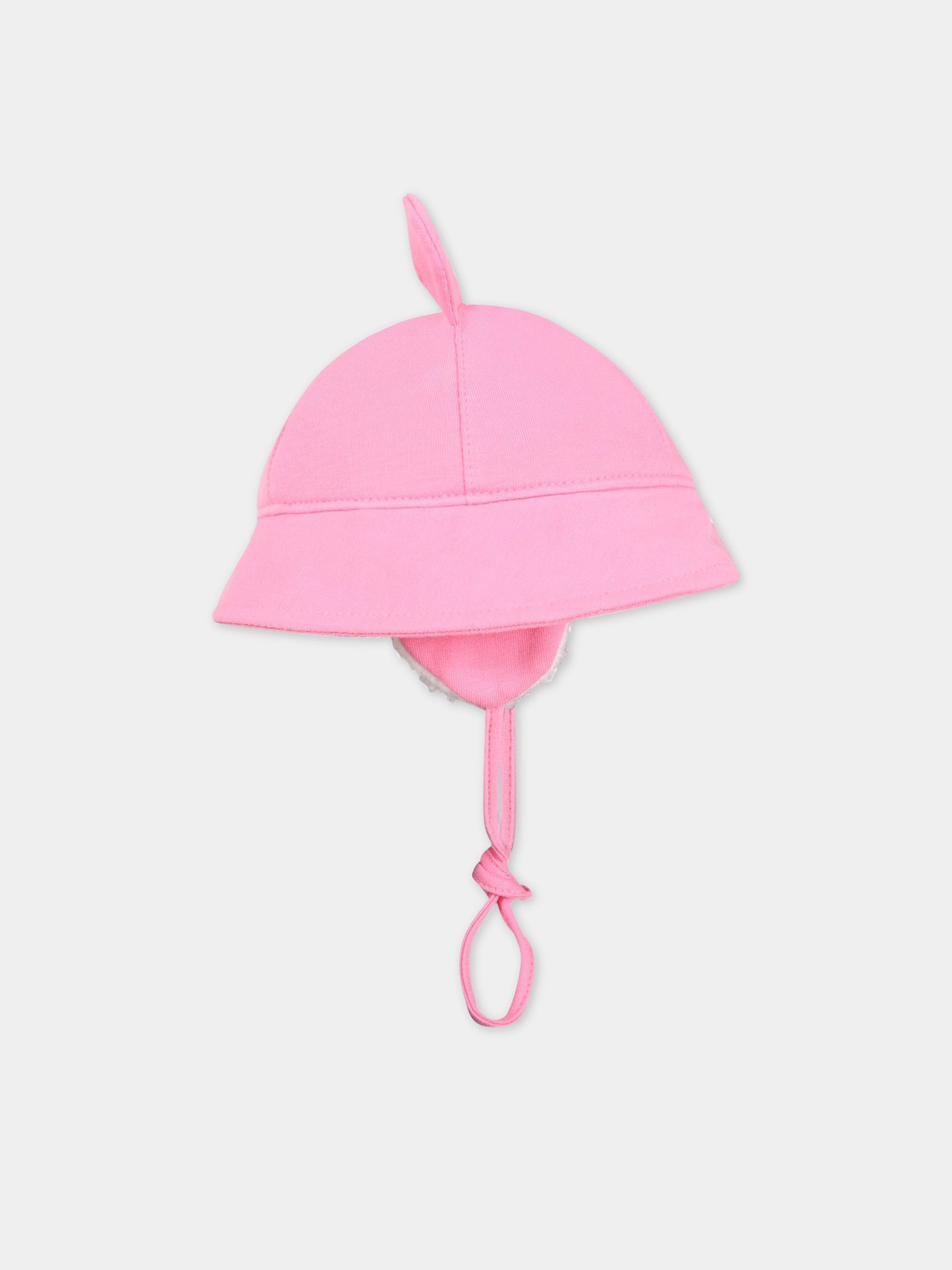 Cloche fucsia per neonata con occhiolino e stella,Chiara Ferragni Collection,530001 0250 0095