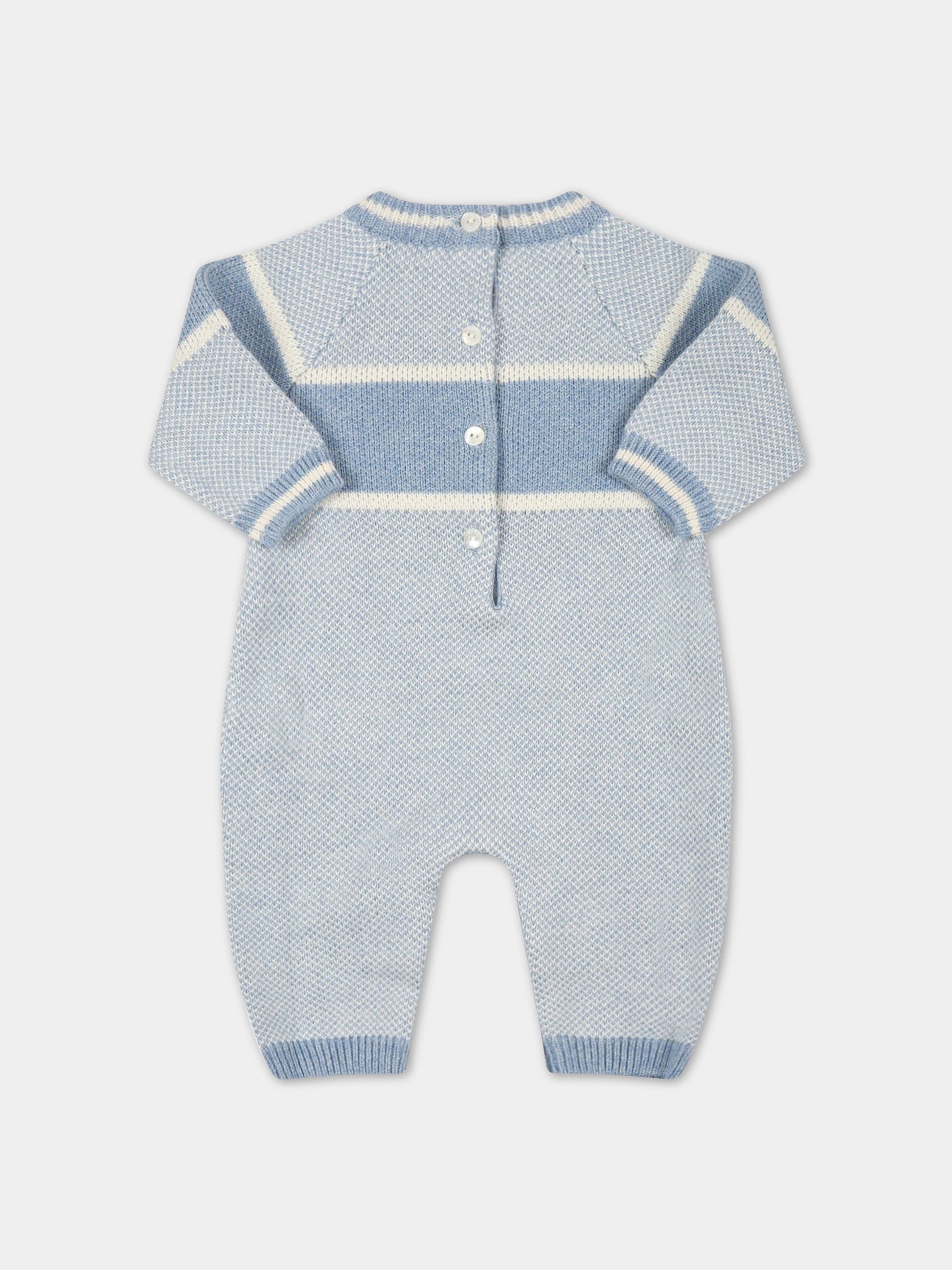 Tutina celeste per neonato,Fendi Kids,BUG110 AJ3F F19J4