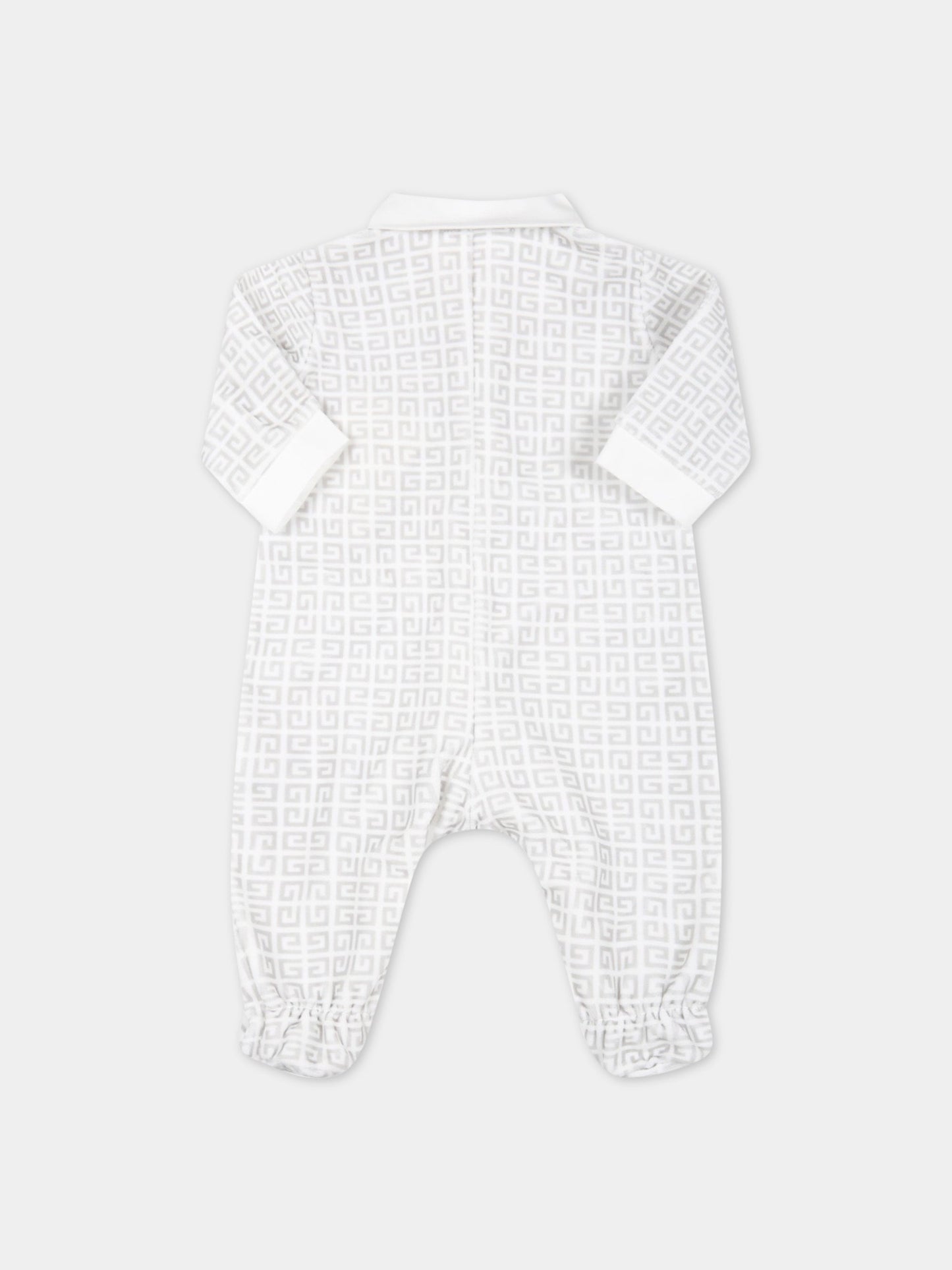 Set bianco per neonati con iconica ''G'',Givenchy Kids,H98156 N0O