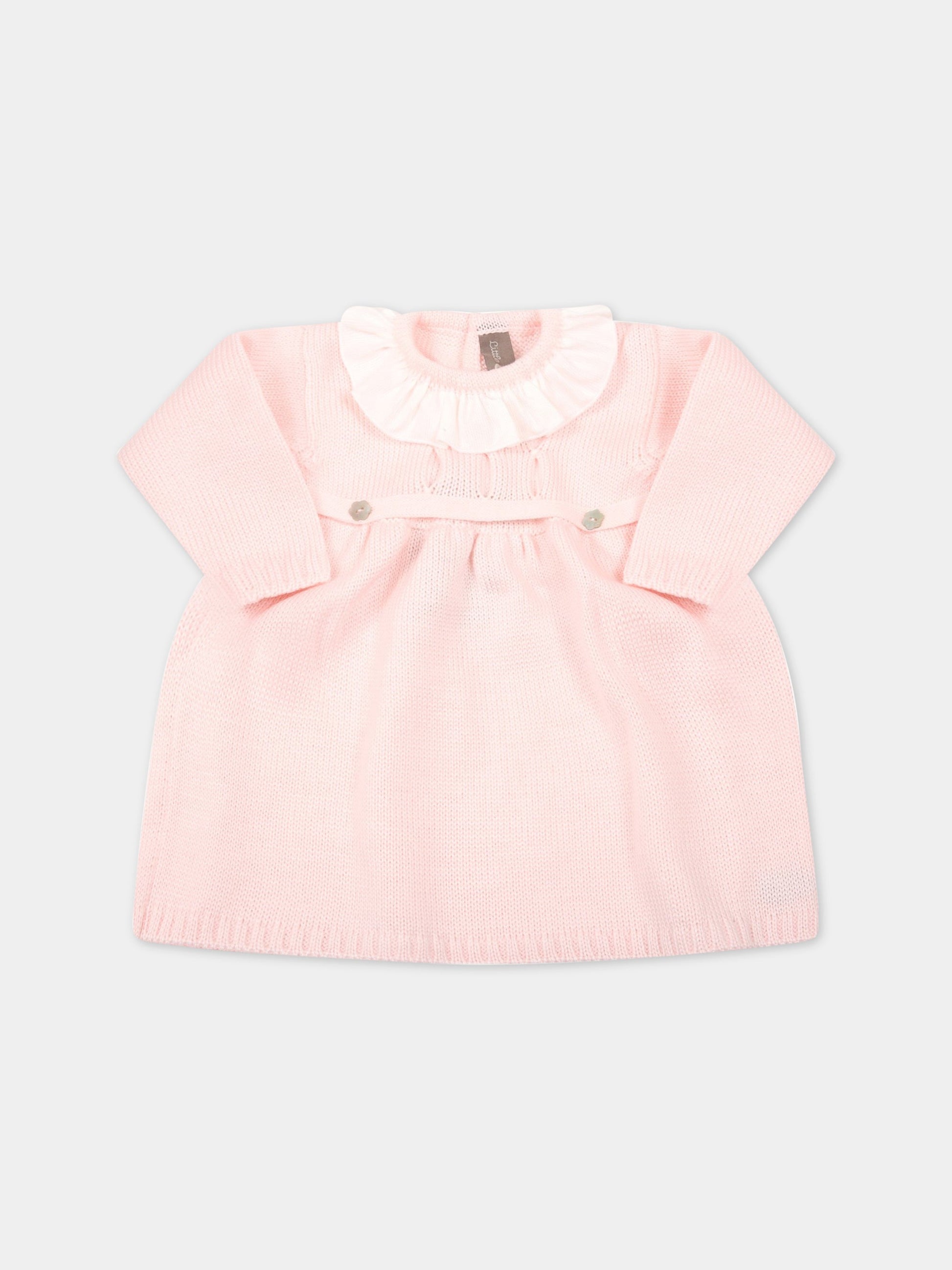 Vestito rosa per neonata,Little Bear,5006 CIPRIA