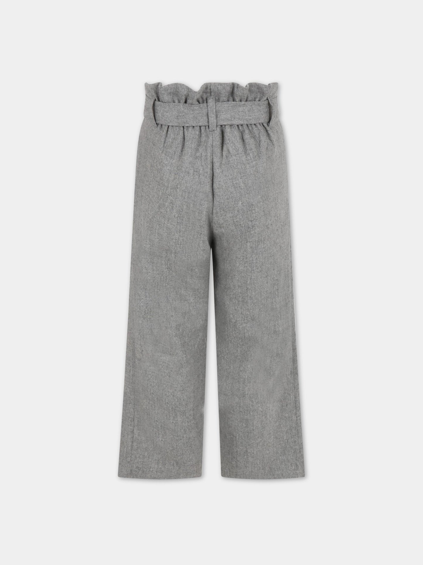 Pantalone grigio per bambina,Bonpoint,W02GPAWO0601 092