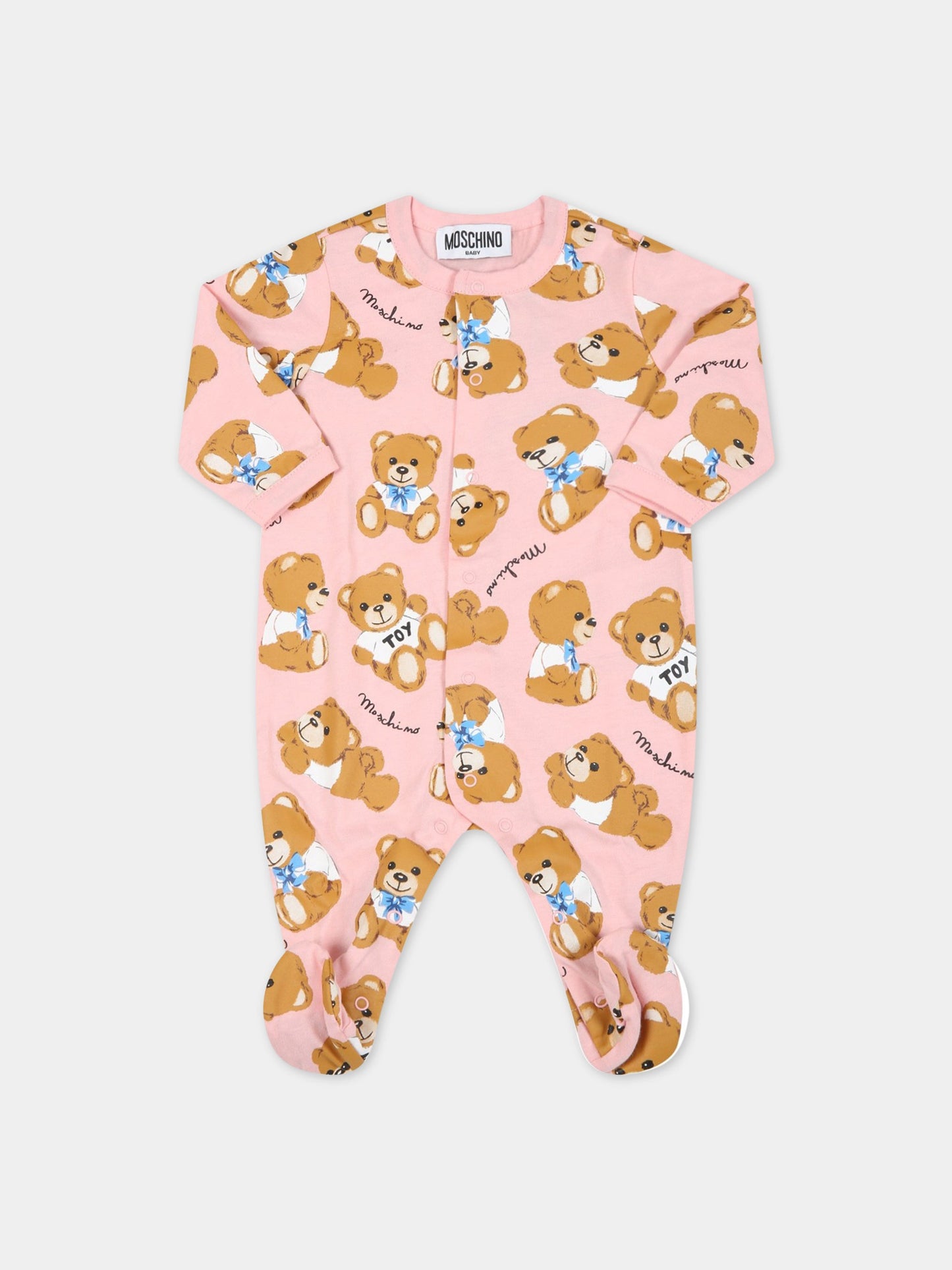 Set multicolor per neonata con teddy bear,Moschino Kids,MUY048 LAB48 82577