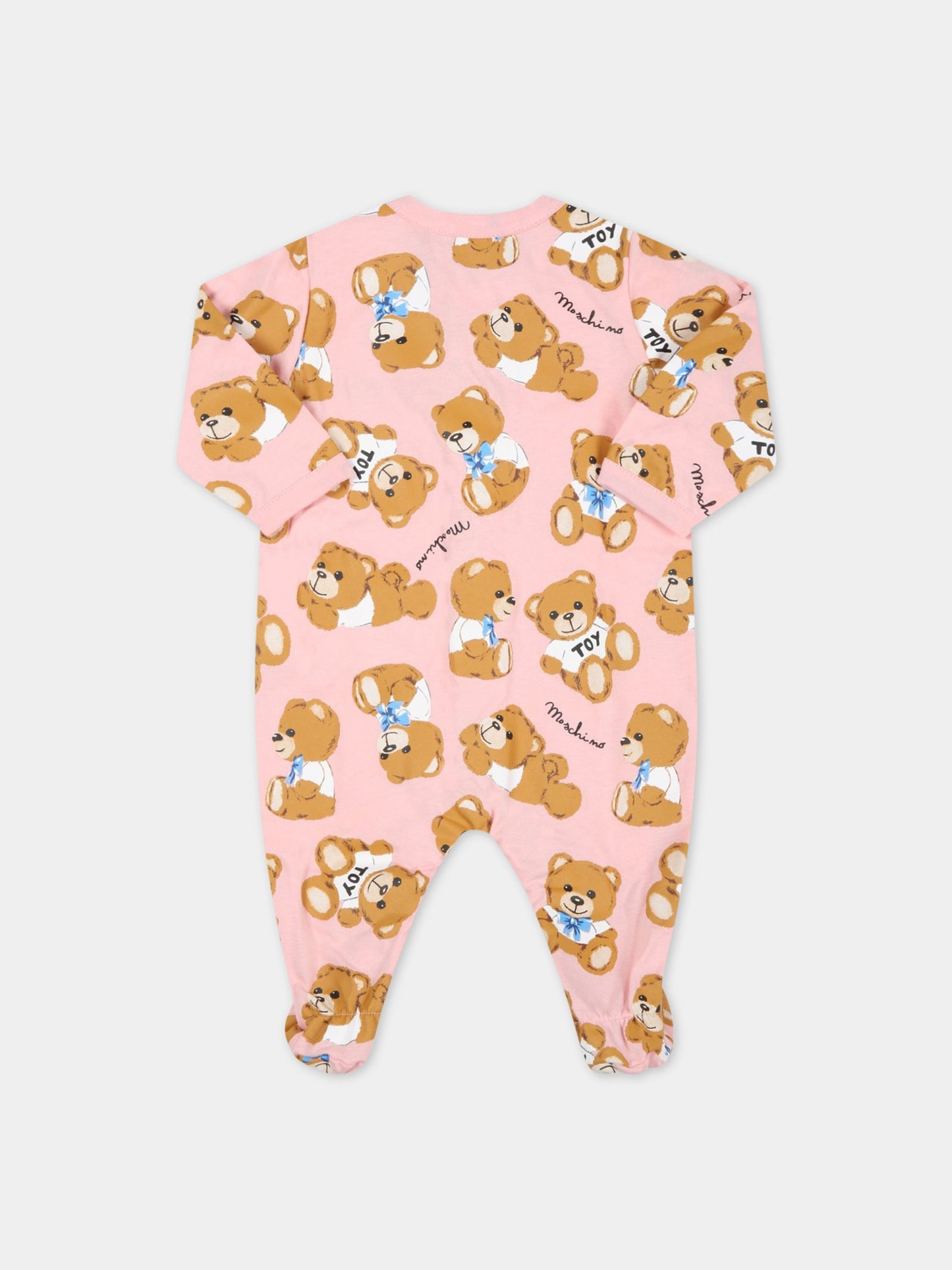 Set multicolor per neonata con teddy bear,Moschino Kids,MUY048 LAB48 82577