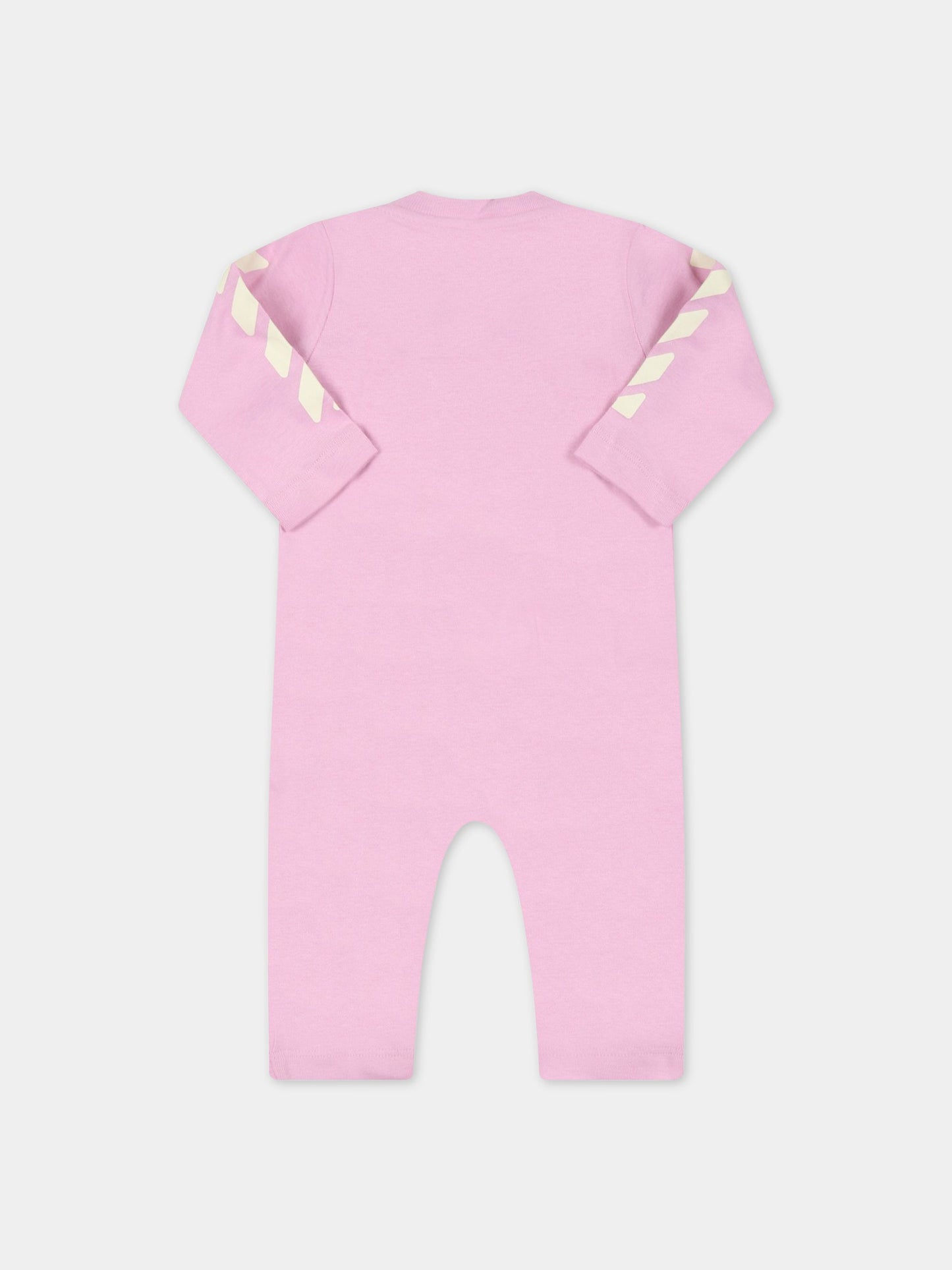 Set rosa per neonata con logo bianco,Off White,OG2X002F22JER0013003