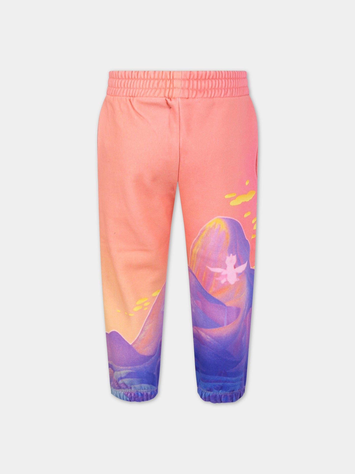 Pantaloni multicolor da tuta con Pegaso,Stella Mccartney Kids,8R6E20 Z0944 999MC