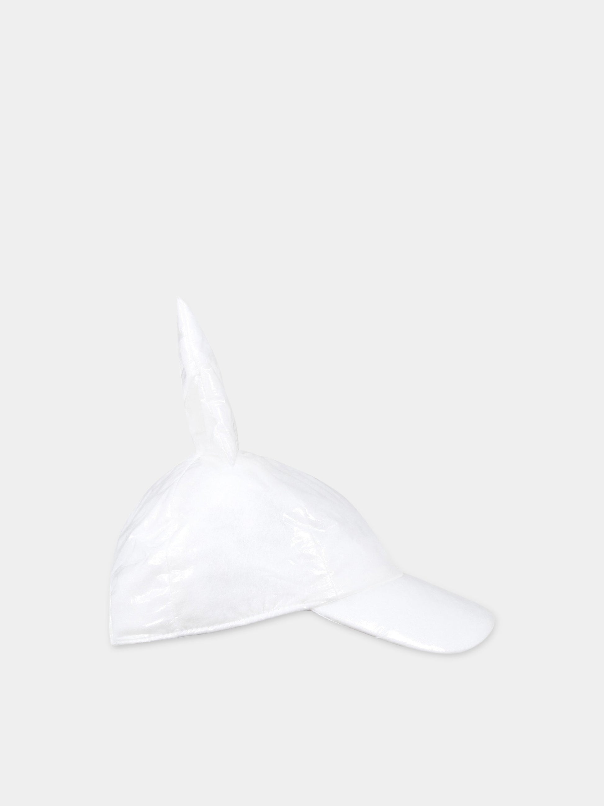 Cappello bianco per bambina con fiocco,Caroline Bosmans,9101-05-15 CLOUD WHITE