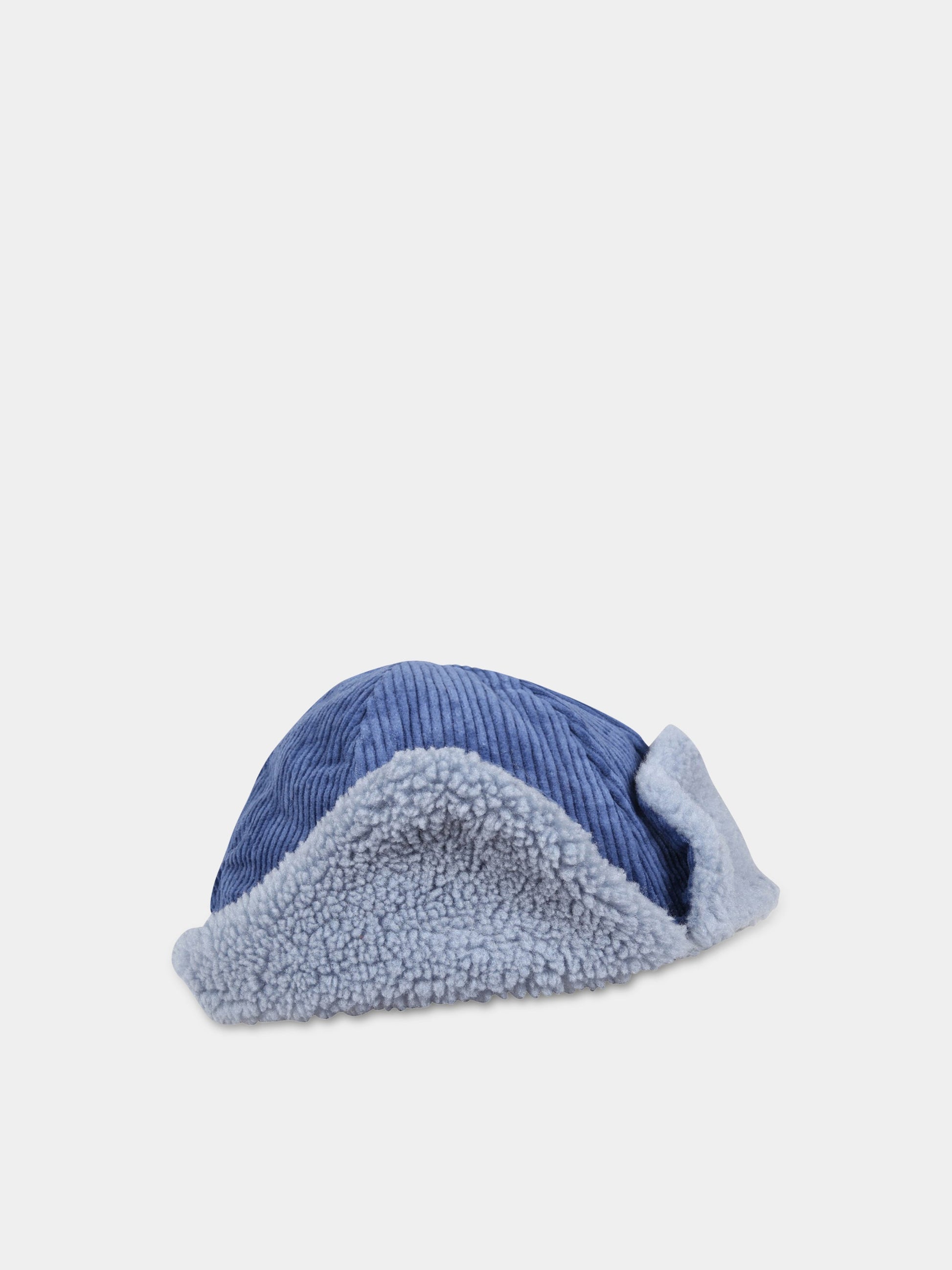 Cappello blu per bambini,Wander & Wonder,KN12227 INDIGO CORD