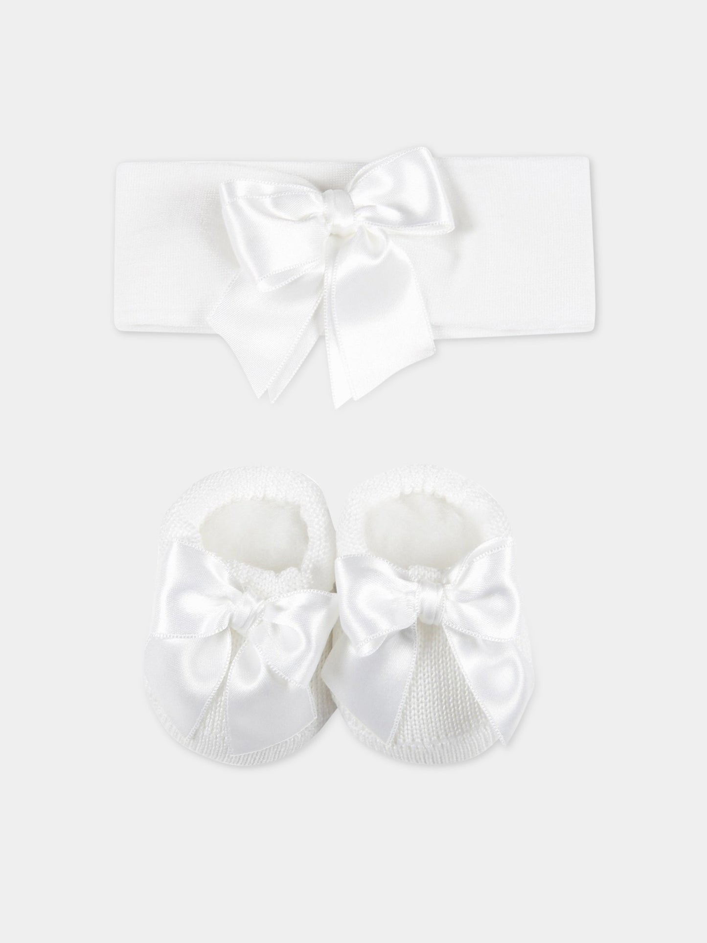 Set bianco per neonata,La Perla,43994 YC8