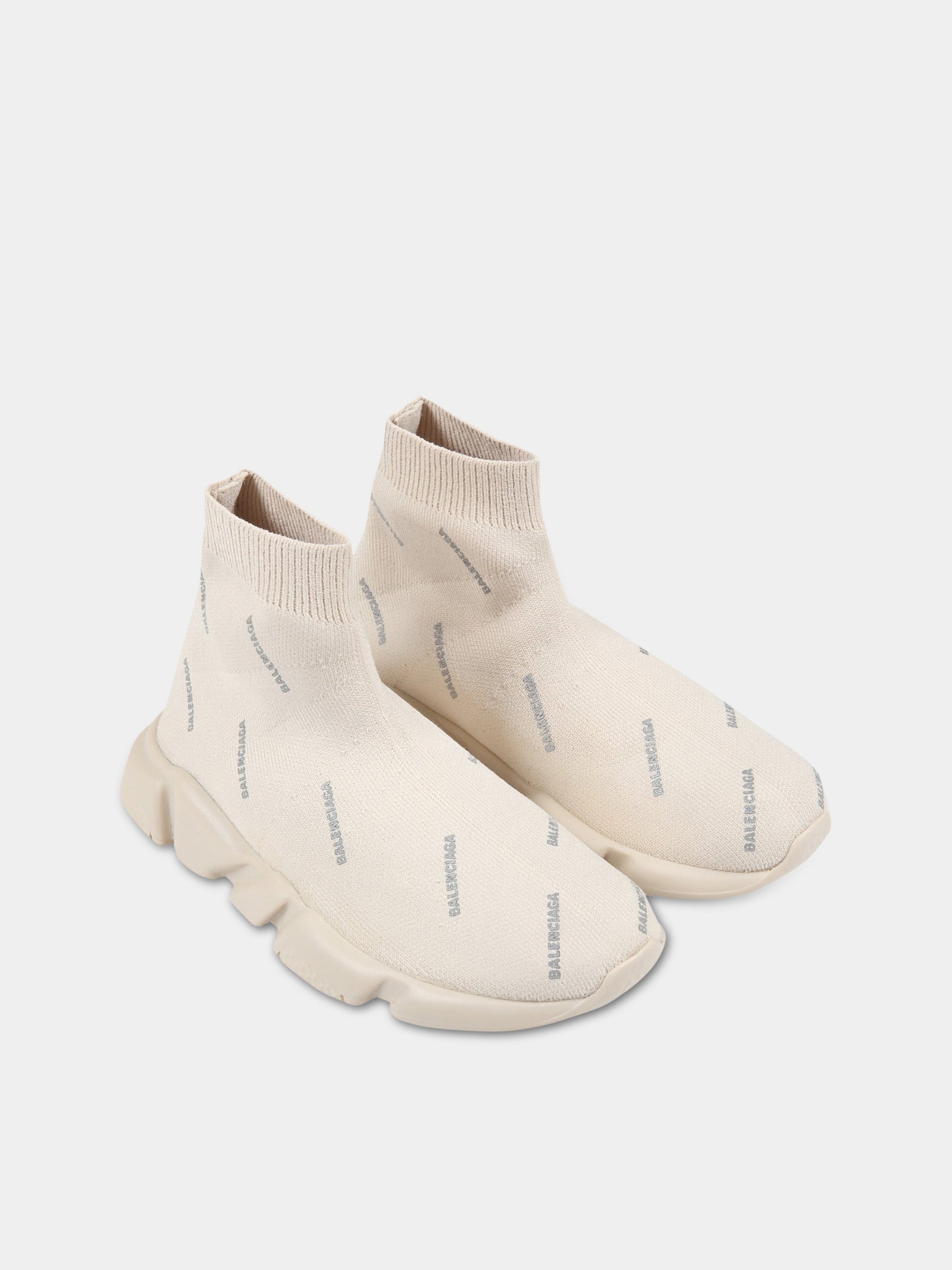 Sneakers beige per bambini,Balenciaga,597425 W2DF2 9190