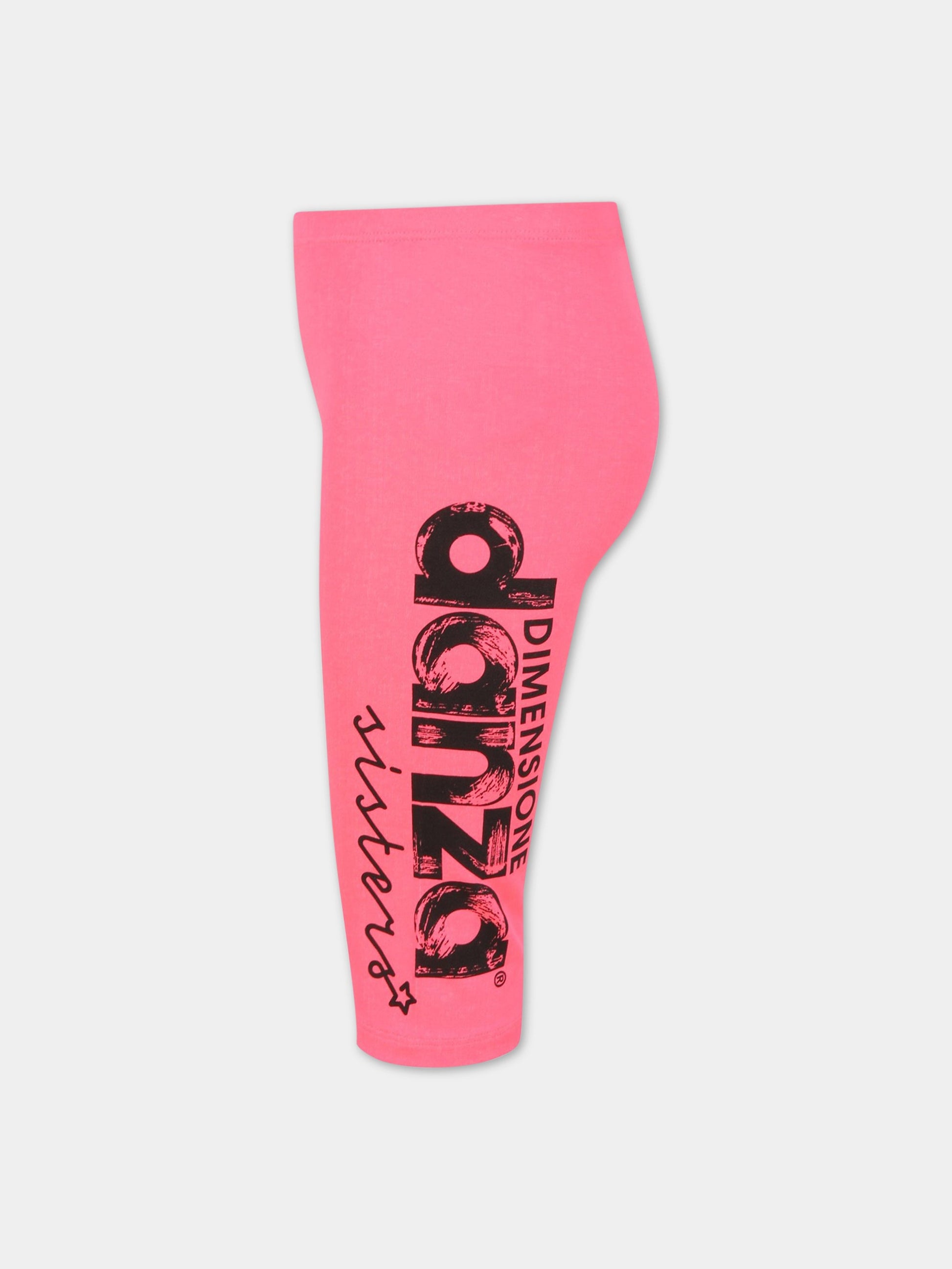 Leggings fucsia-fluo per bambina,Dimensione Danza,029691FL 134