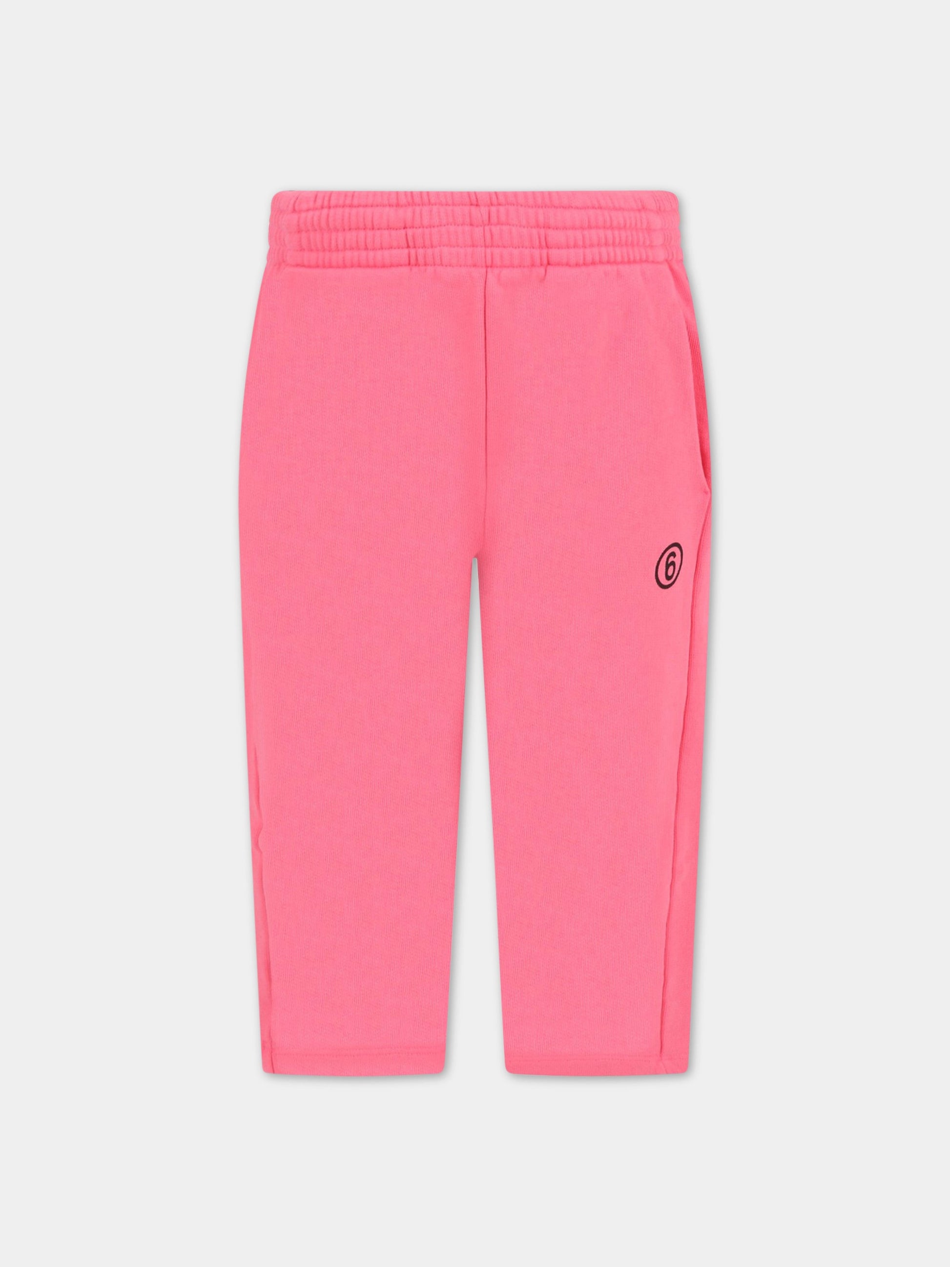 Pantalone fucsia per bambina,Mm6 Maison Margiela,M60018 MM006 M6301