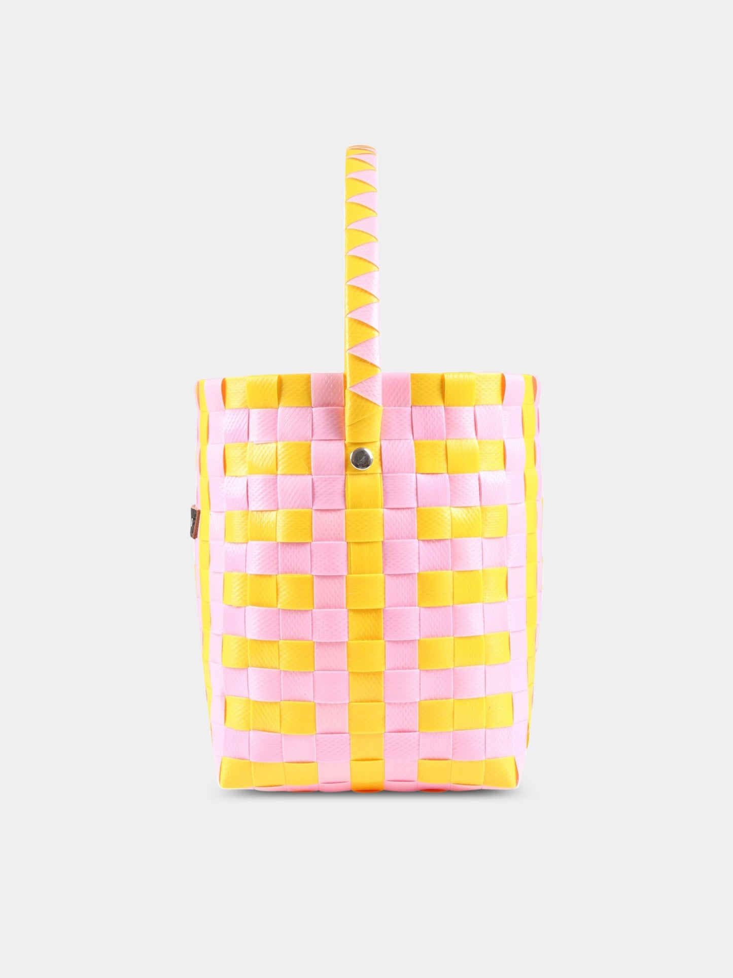 Borsa rosa e gialla per bambina con logo,Marni Kids,M00332 M00IW 0M213