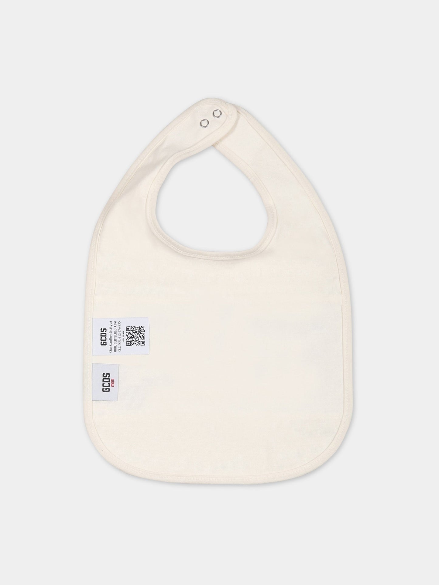 Set avorio per neonato con logo,Gcds Kids,GNY007 LCA33 10063