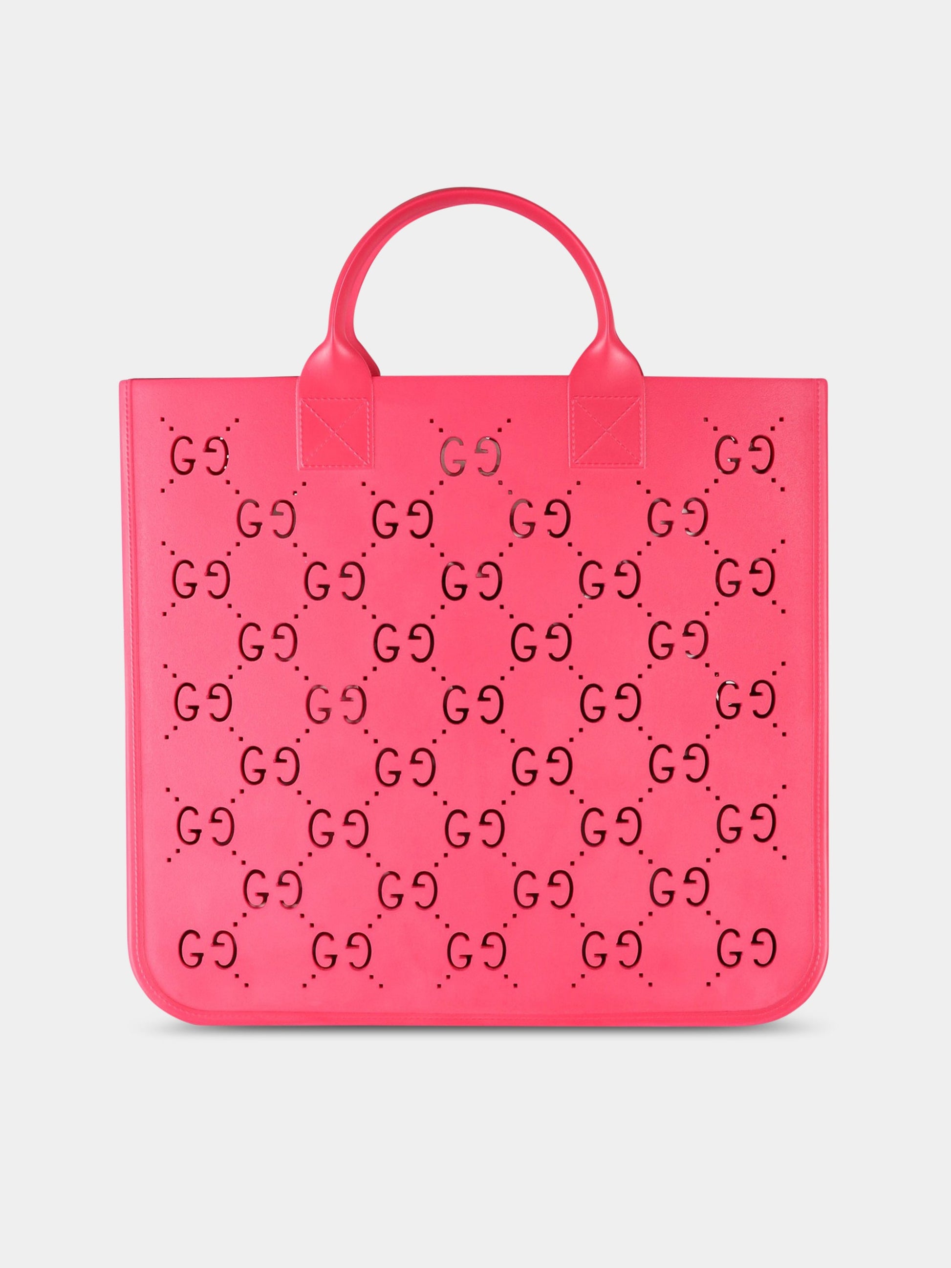 Borsa rossa per bambina con GG,Gucci Kids,679365 JFO00 2797