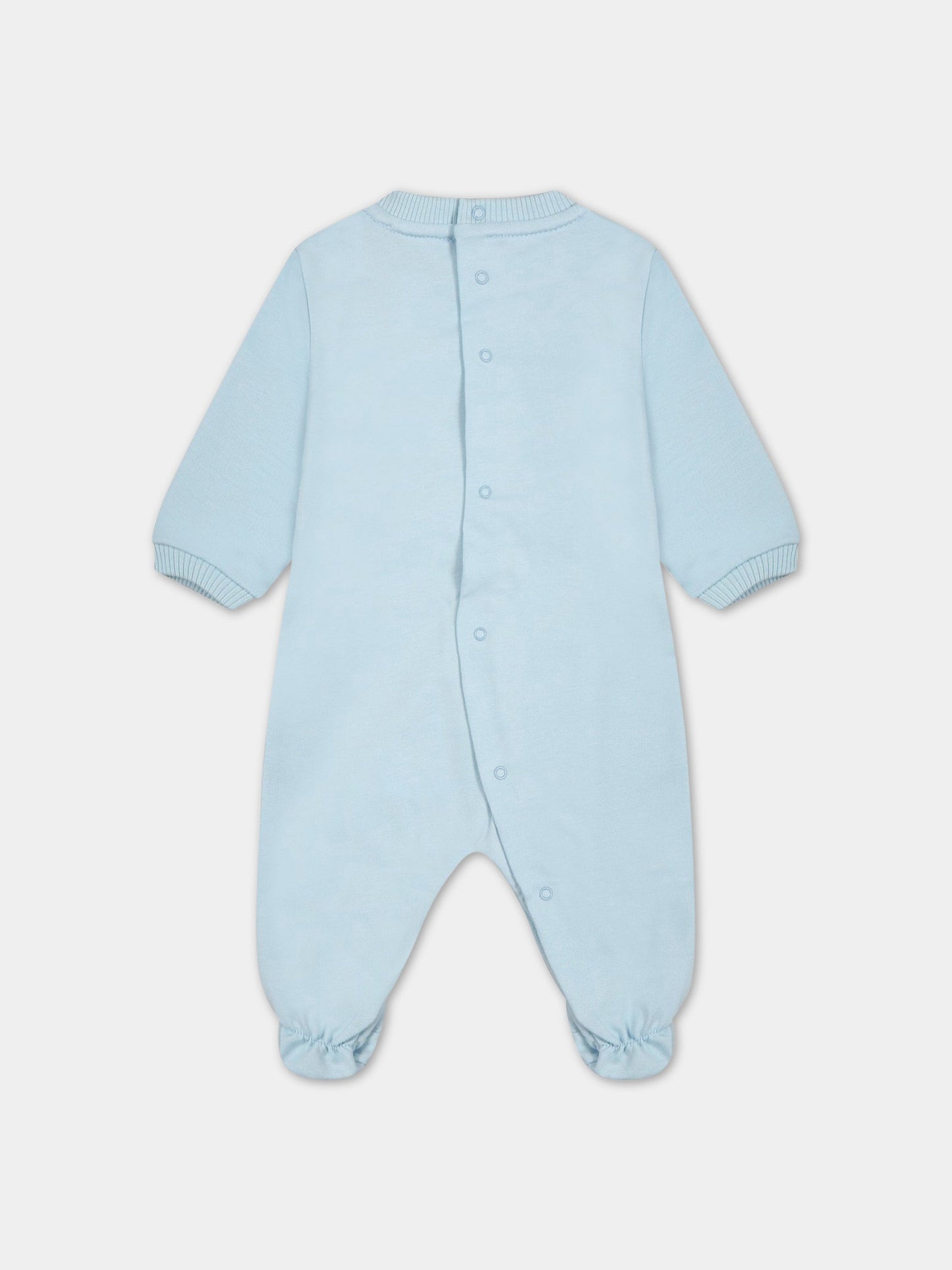 Set celeste per neonato con Teddy Bear,Moschino Kids,MMY03I LCA19 40304
