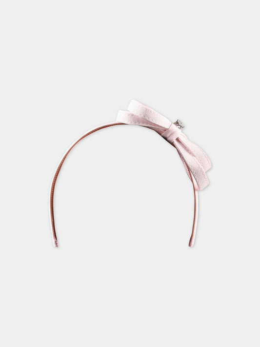 Cerchietto rosa per bambina con cuore,Monnalisa,17A000 1094 0090