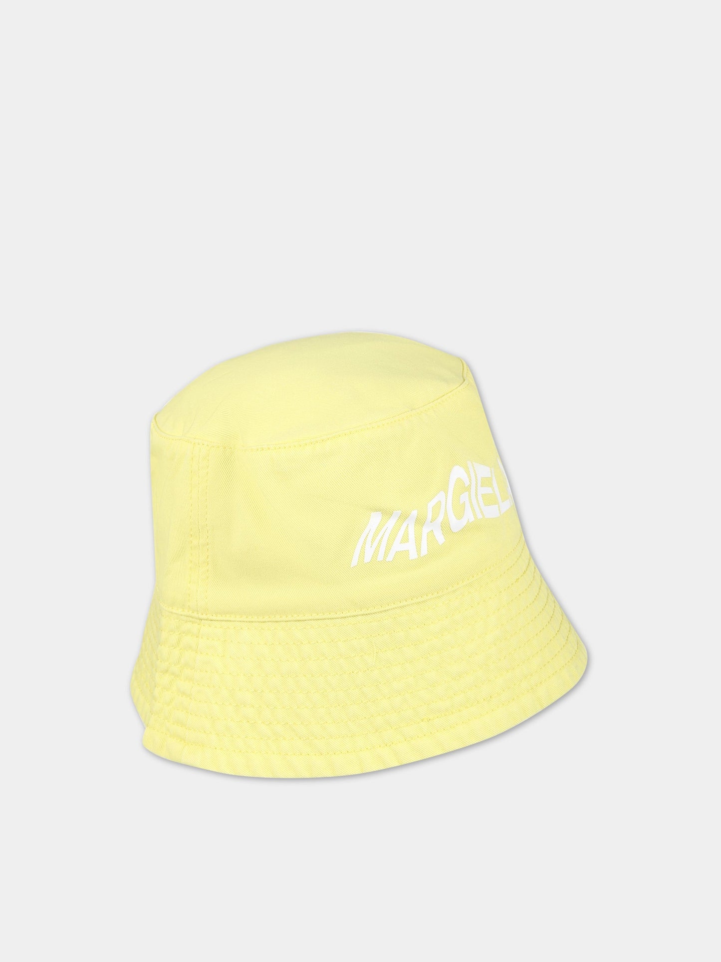 Cloche gialla per bambino con logo,Mm6 Maison Margiela,M60367 MM025 M6203
