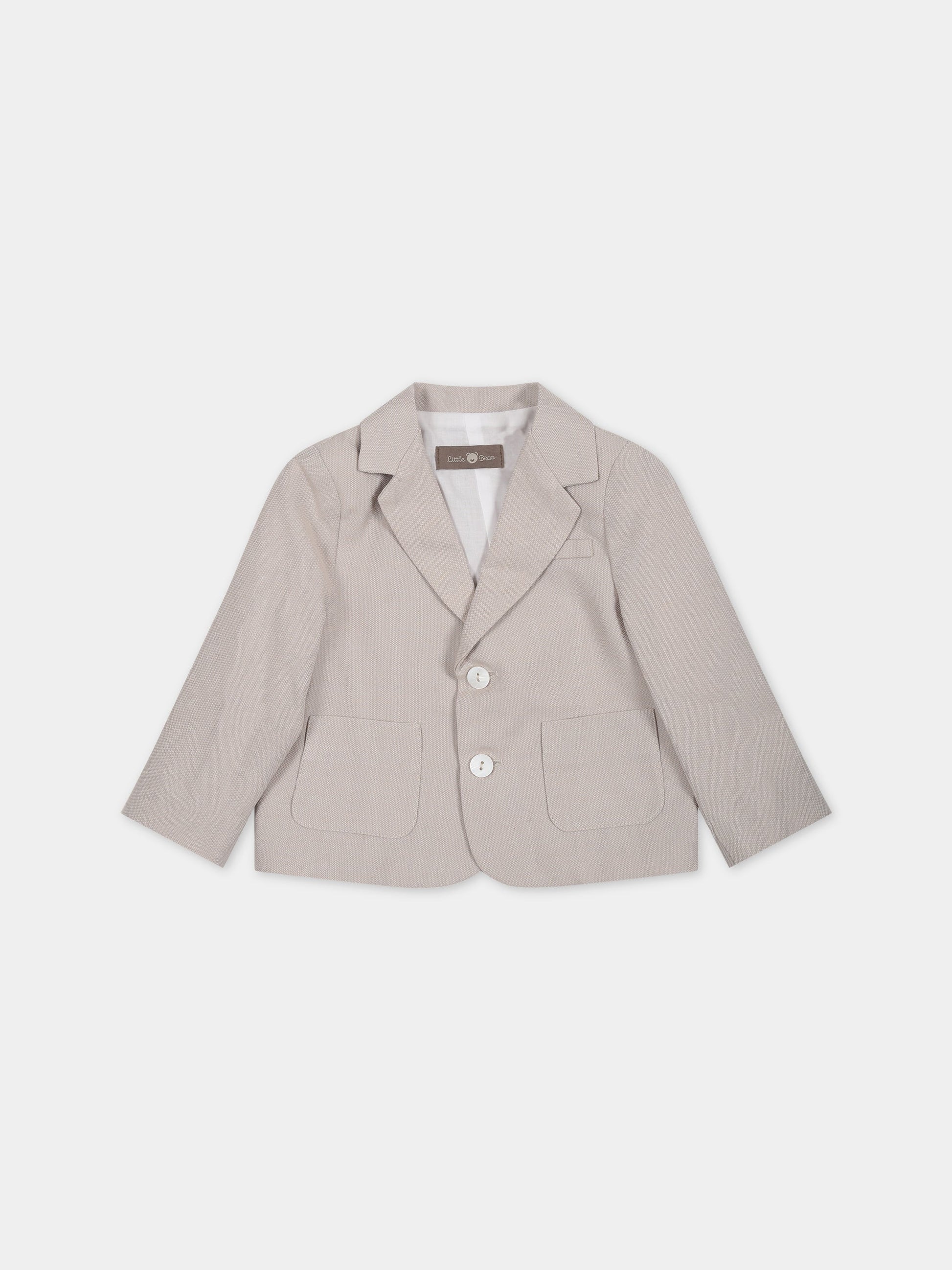 Giacca beige per neonato,Little Bear,6201 CORDA