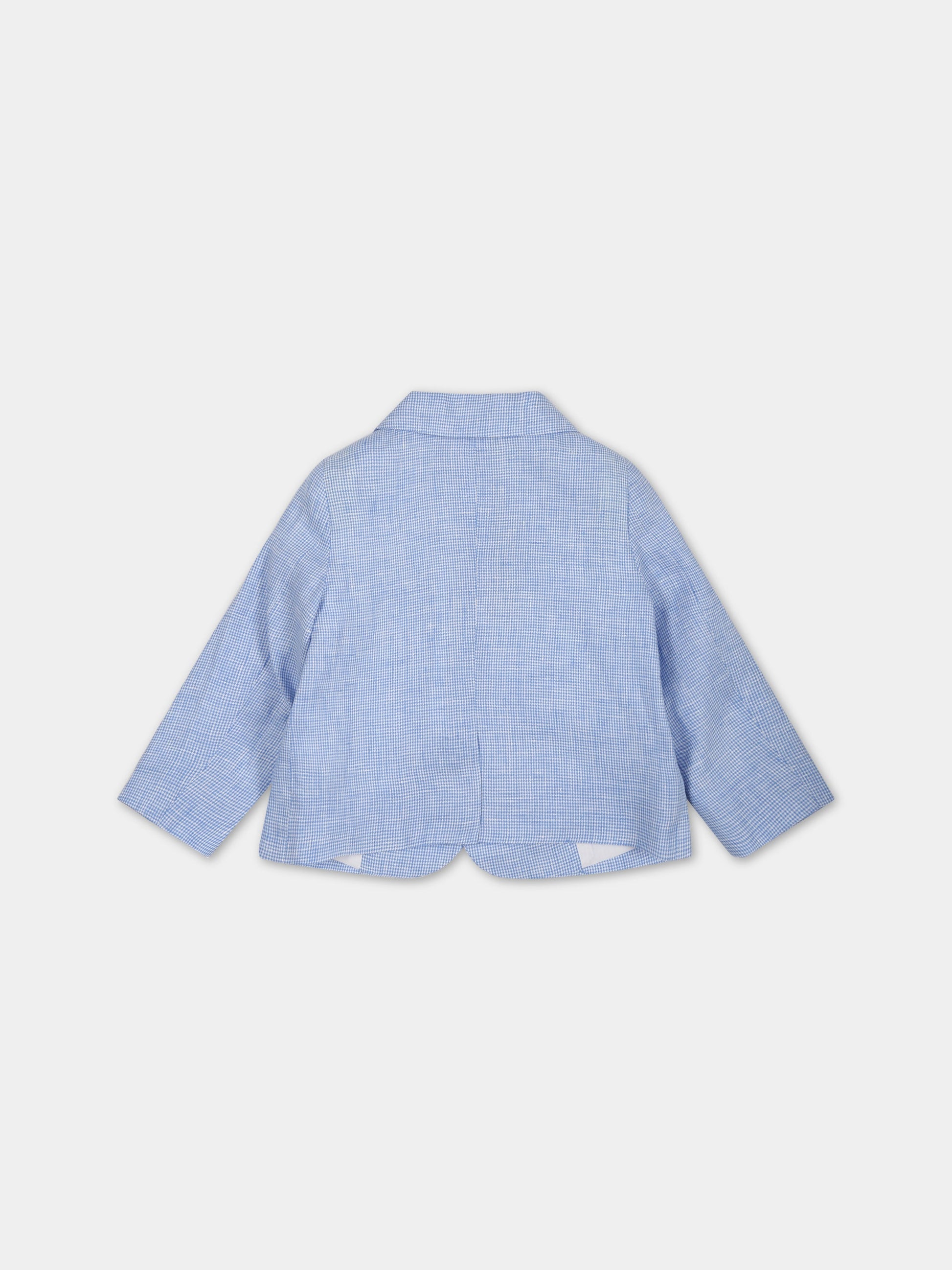 Giacca azzurra per neonato,Little Bear,6228 AZZURRO