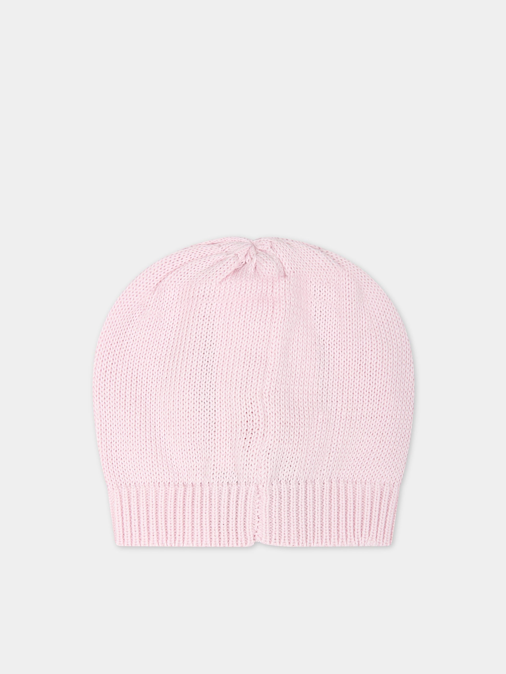 Cappello rosa per neonata,Scaldacuore,TR14 ROSA