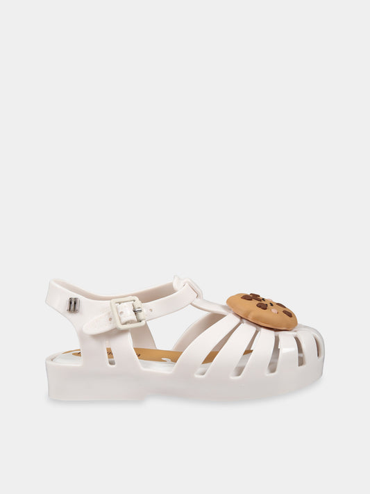 Ragnetti bianchi per bambini con biscotto e logo,Mini Melissa,33737 AI281 06411
