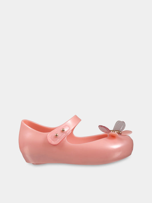 Ballerine rosa per bambina con farfalla,Mini Melissa,33757 AJ419 06411