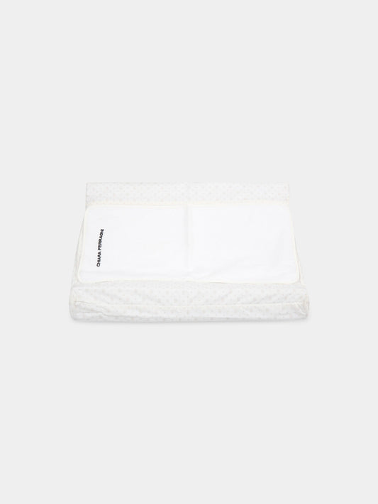 Fasciatoio avorio per neonati con occhiolino,Chiara Ferragni Homewear,CF050B