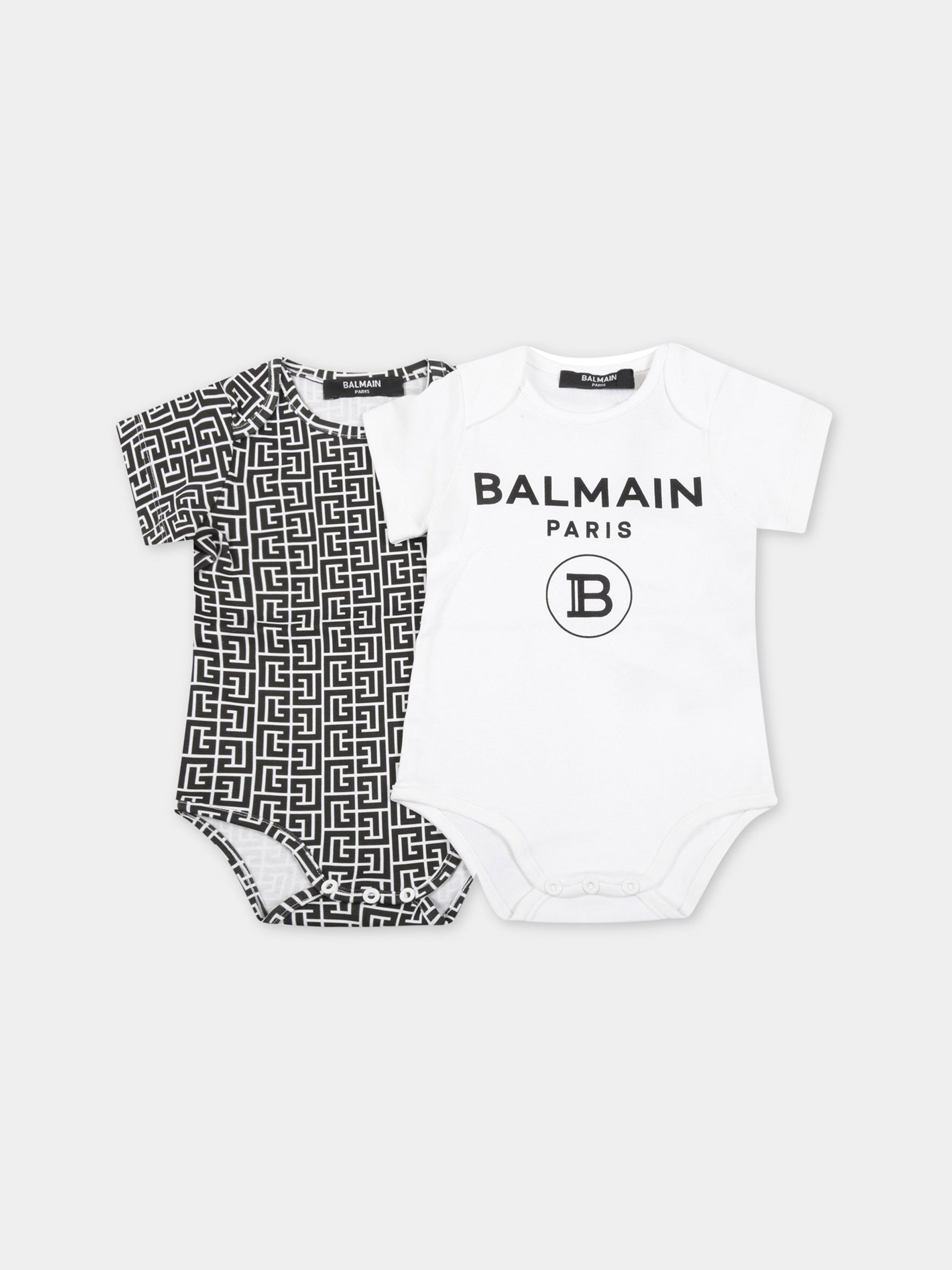 Set multicolor per neonati con logo nero,Balmain Kids,6RB530 Z0209 100NE