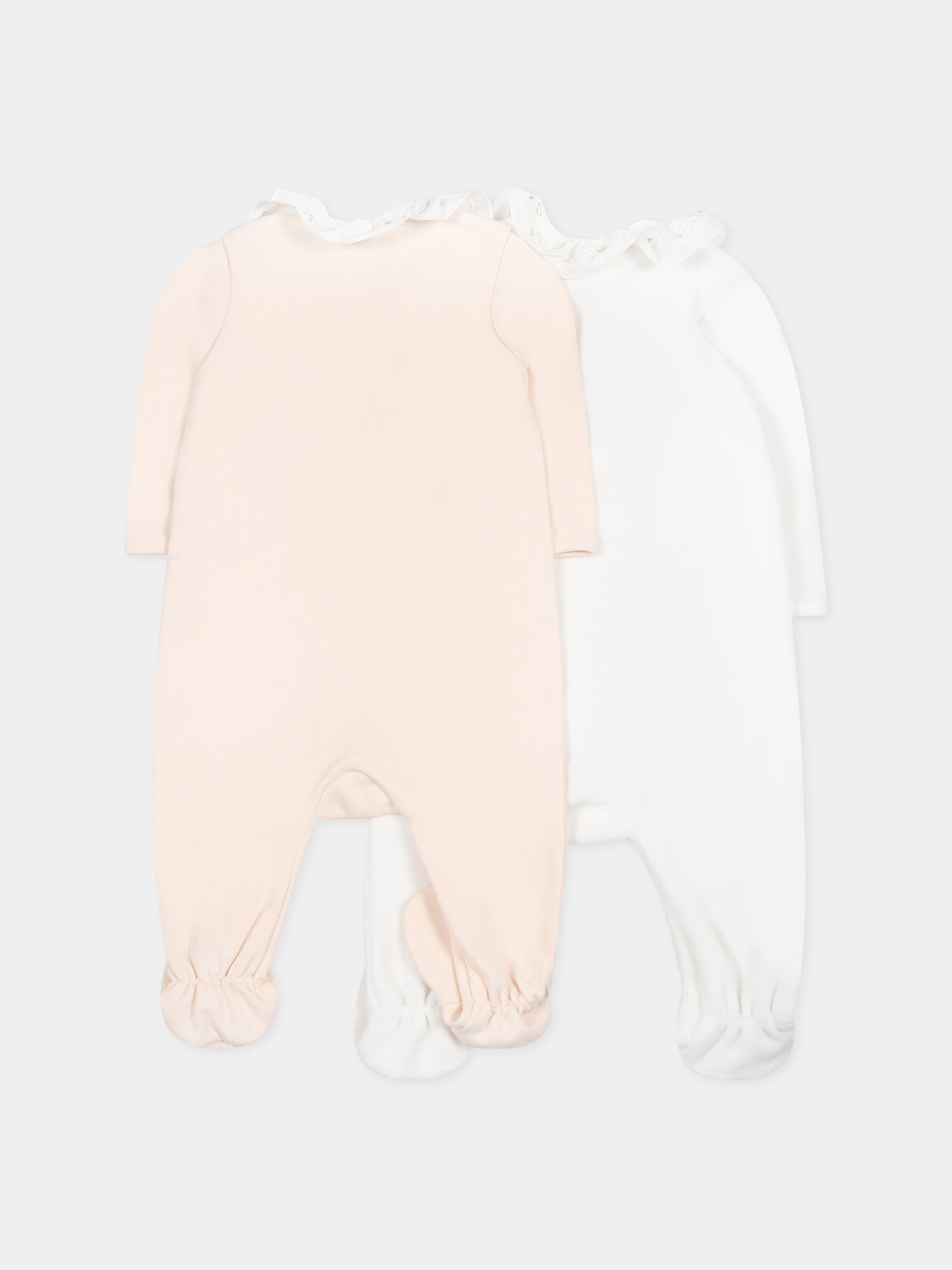 Set multicolor per neonata con logo,Chloé Kids,C98267 N34