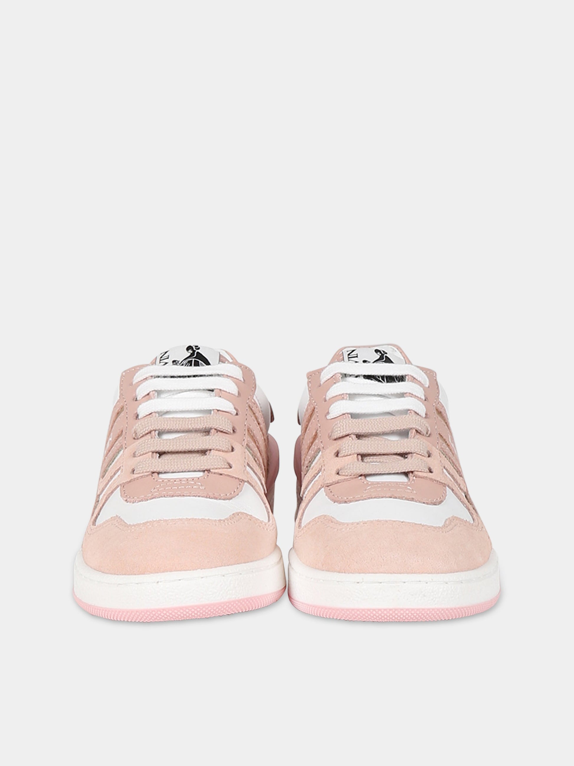 Sneakers rosa per bambina con logo,Lanvin Petite,N19040 471