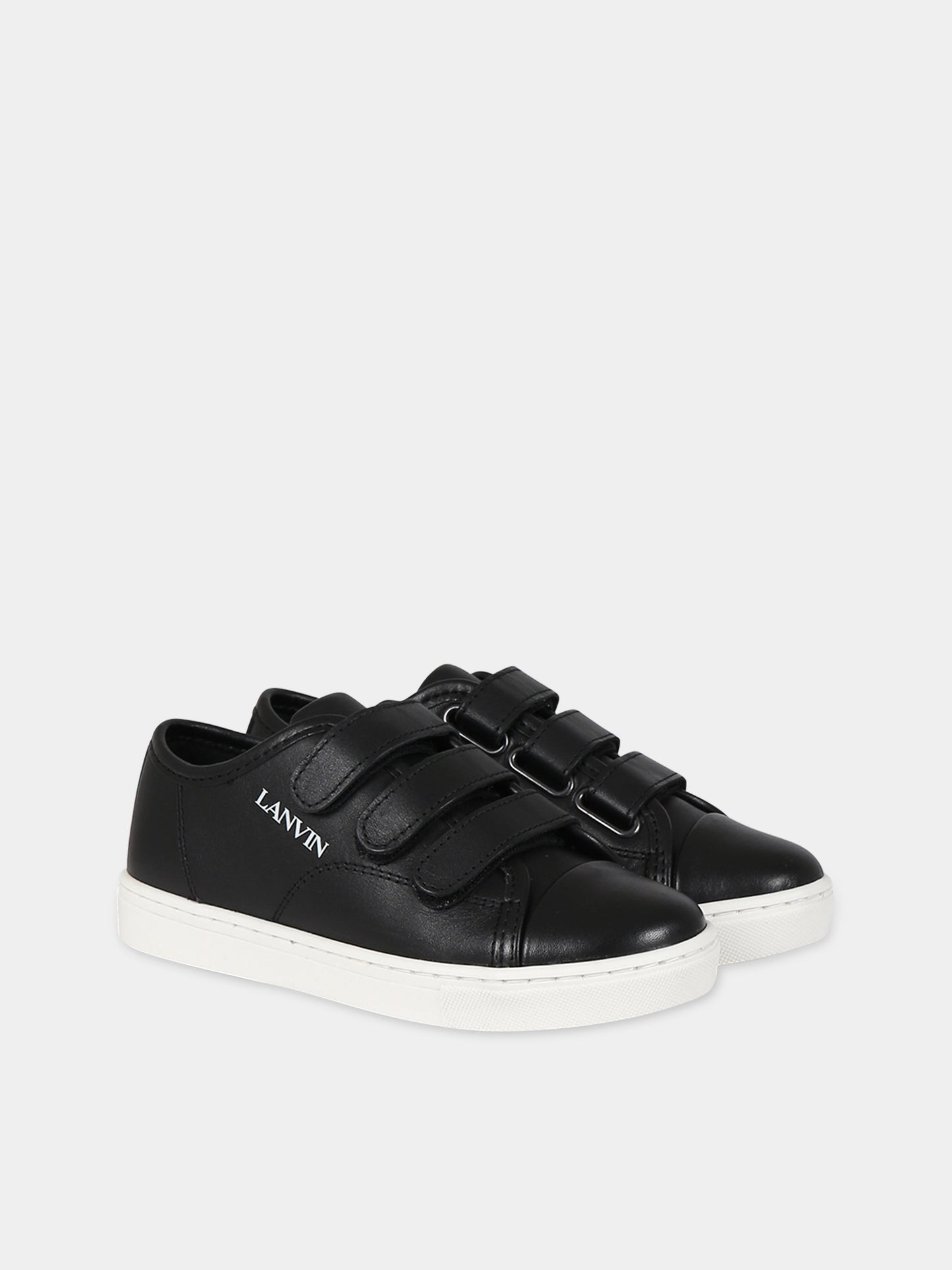 Sneakers nere per bambini con logo,Lanvin Petite,N29027 09B