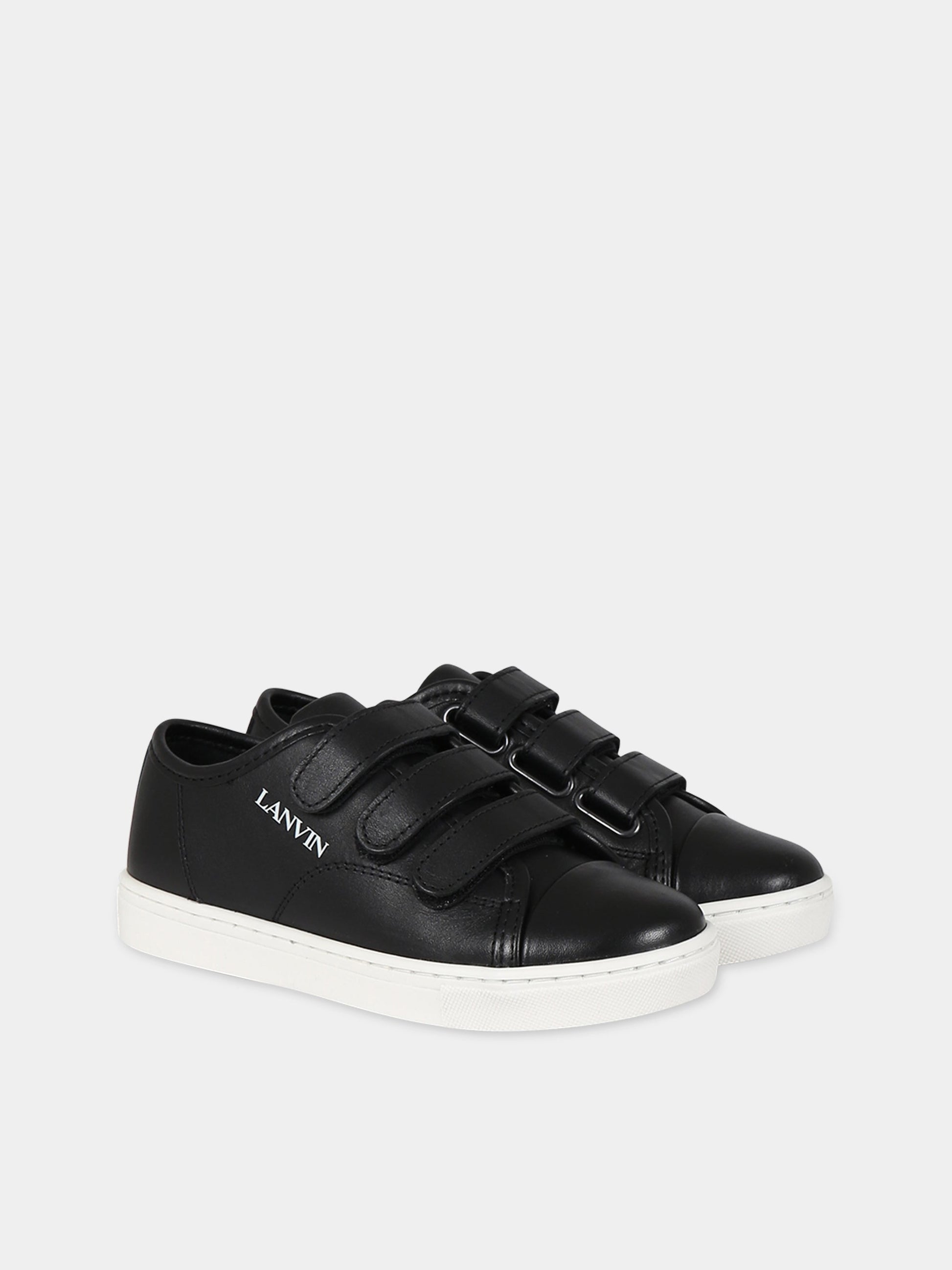 Sneakers nere per bambini con logo,Lanvin Petite,N29027 09B