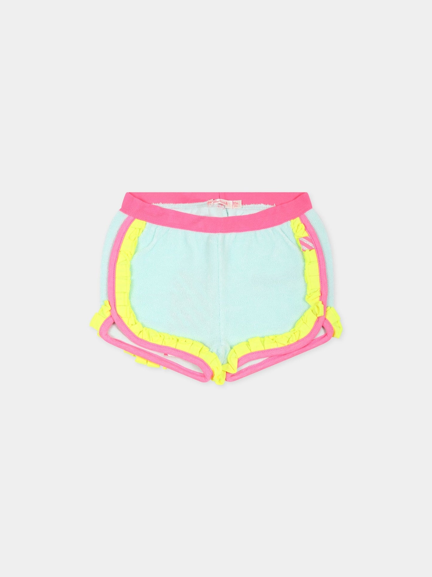 Shorts celesti per neonata,Billieblush,U04253 768