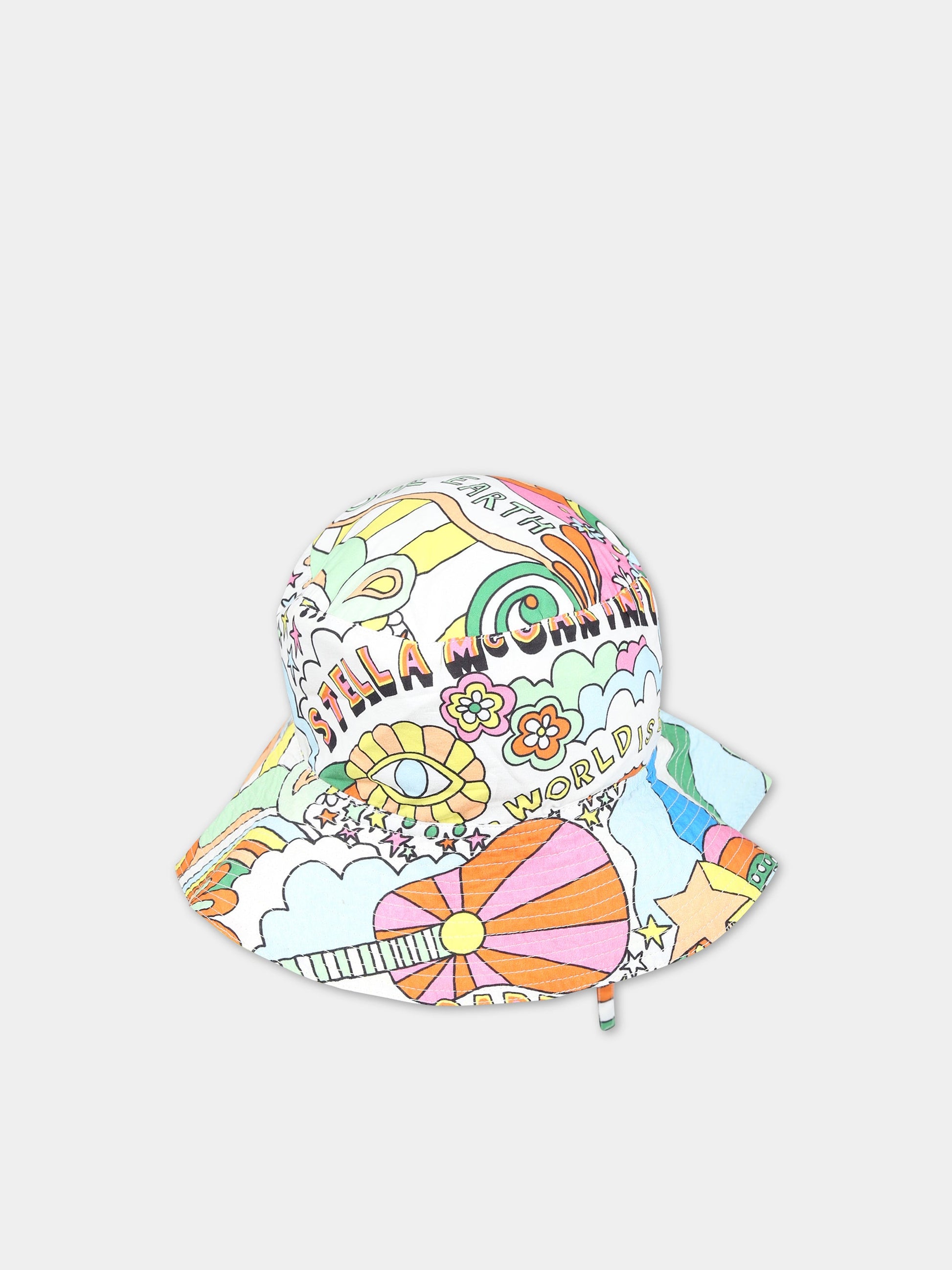 Cloche multicolor per bambini con vortici e chitarre,Stella Mccartney Kids,TS0007 Z0888 101MC