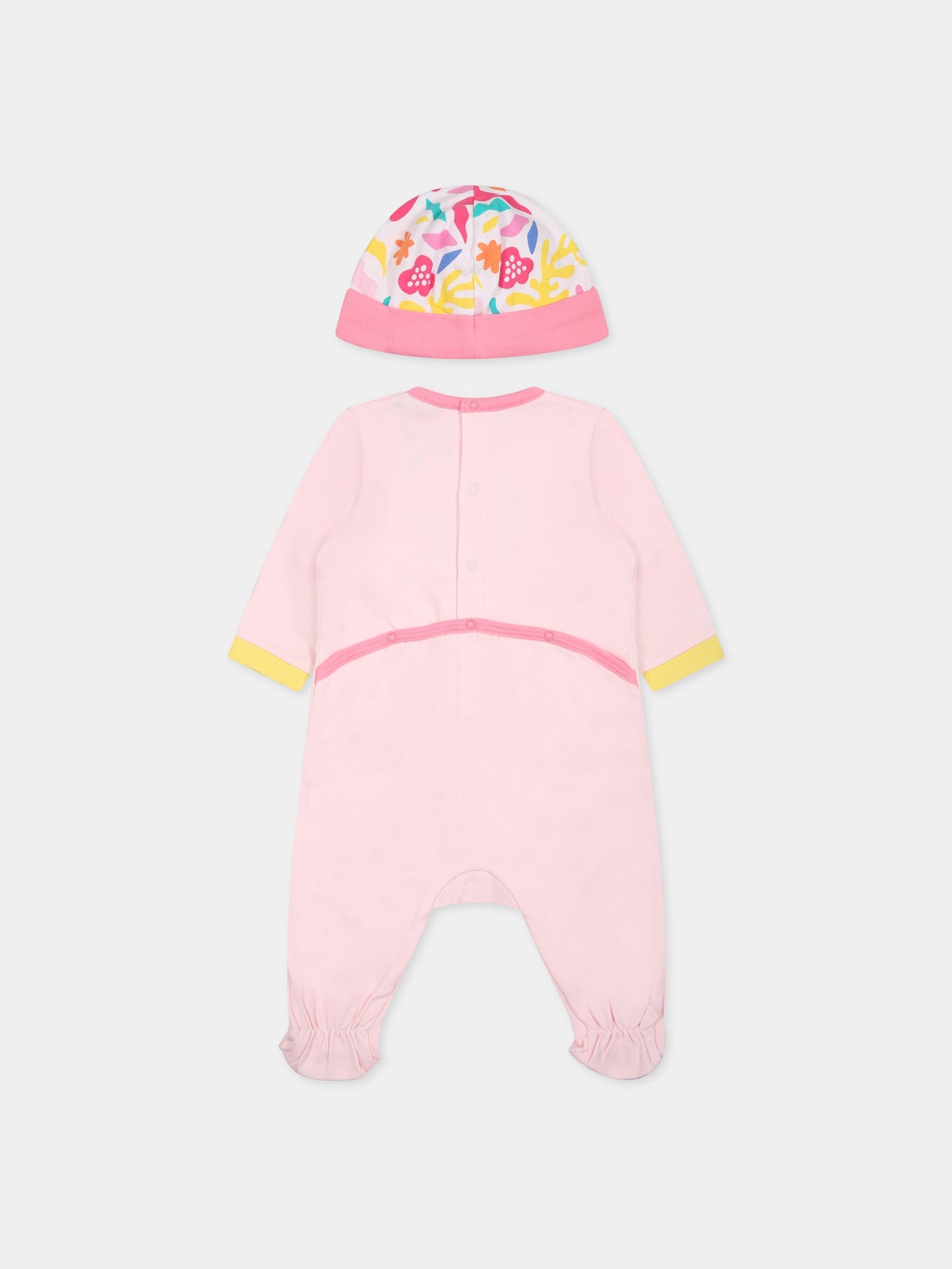 Set rosa per neonata con logo,Little Marc Jacobs,W98157 475